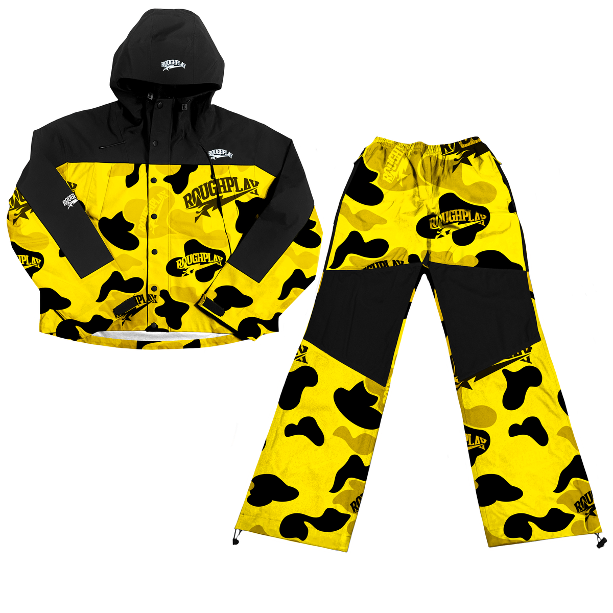 Water Resisting Tracksuit - Yellow Camo