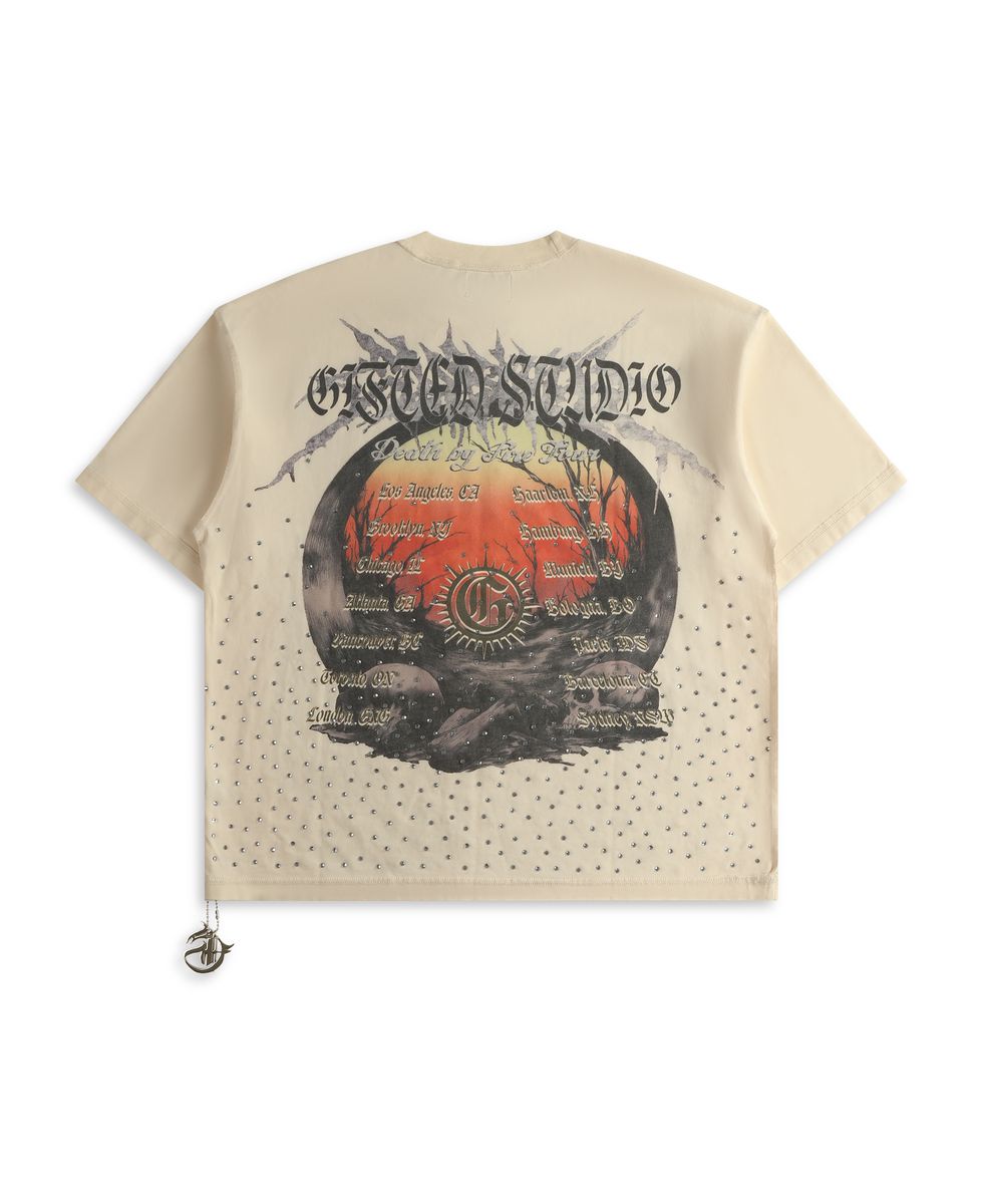 By The Fire T - Shirt - Bone