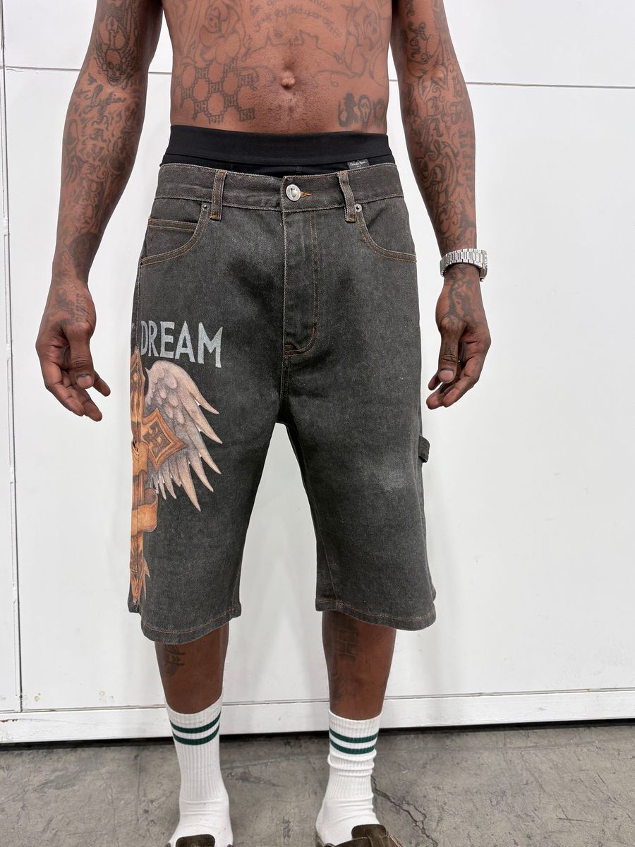 Victory Denim Shorts - Black