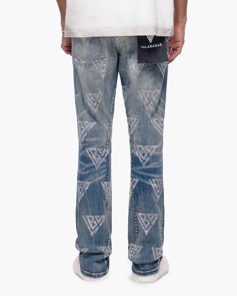Show Stacked Jeans - Blue Washed