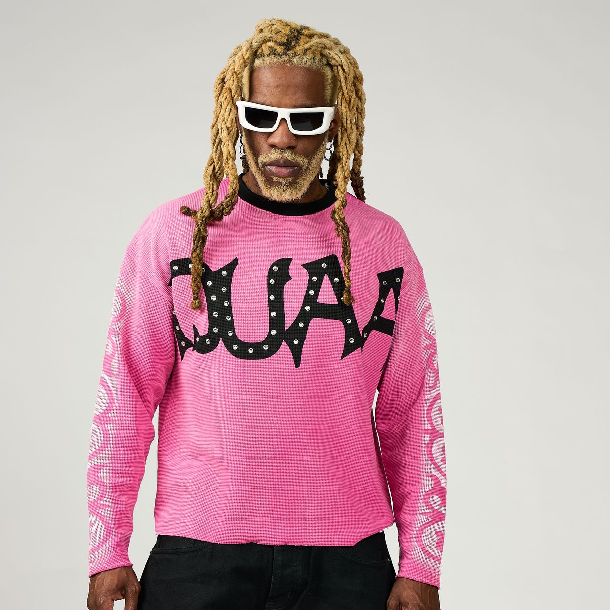 Reef Long Sleeve Shirt - Pink / Black
