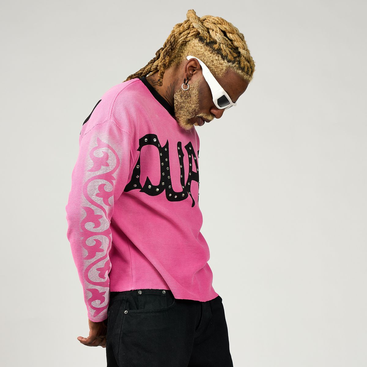Reef Long Sleeve Shirt - Pink / Black
