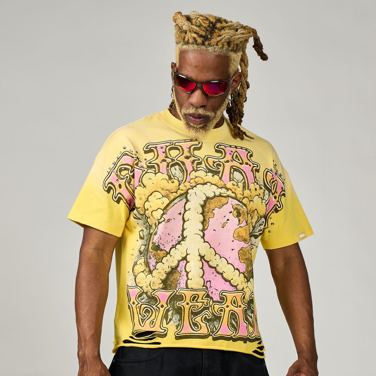 Peace T -Shirt - Yellow