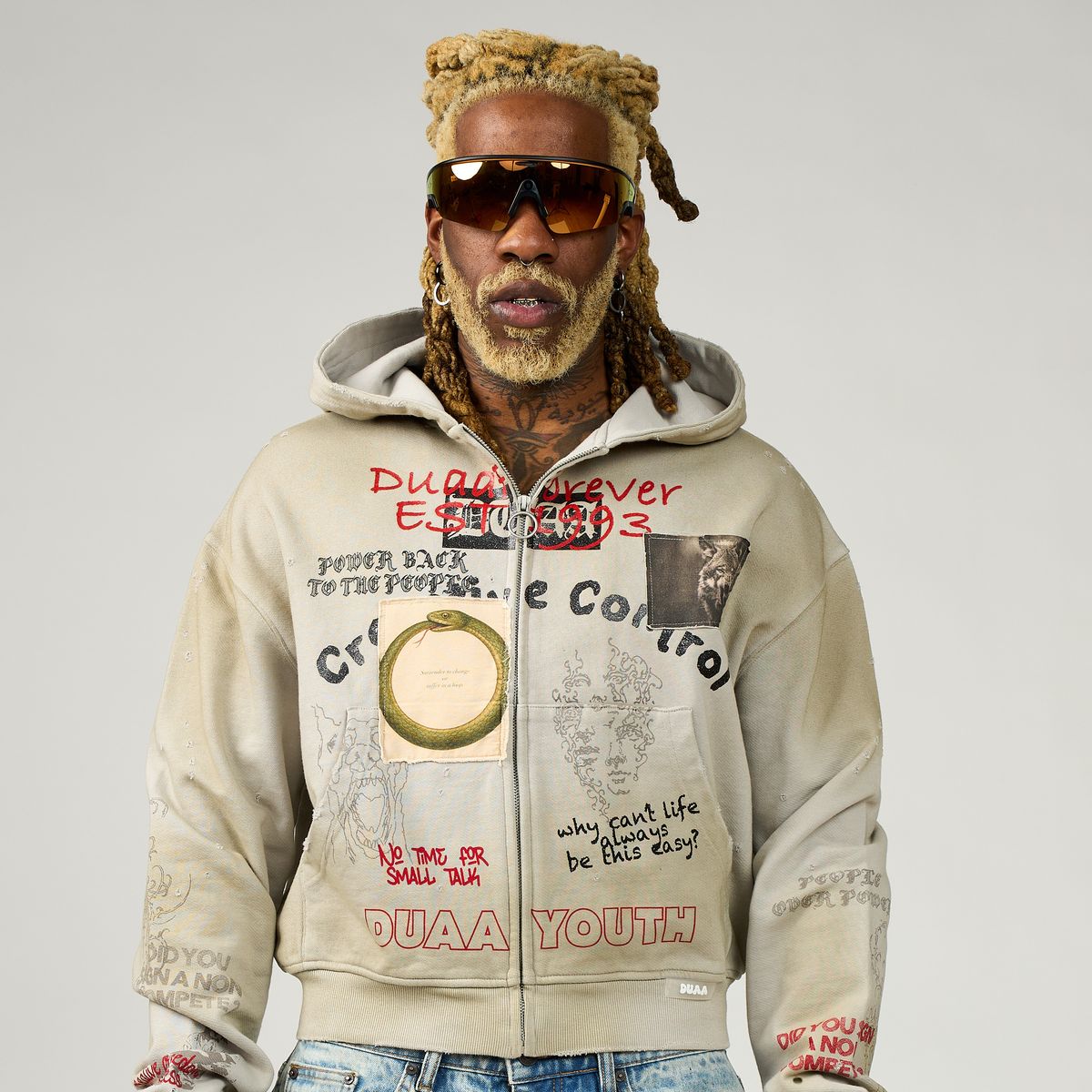 Creative Control Hoodie - Slate Grey