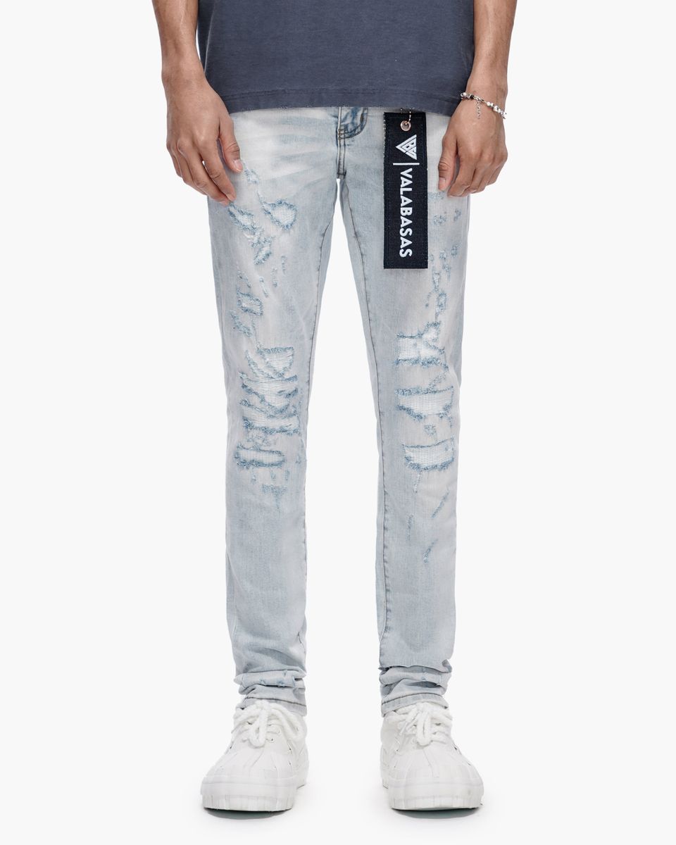 Leader Skinny Jeans - Light Blue Wash