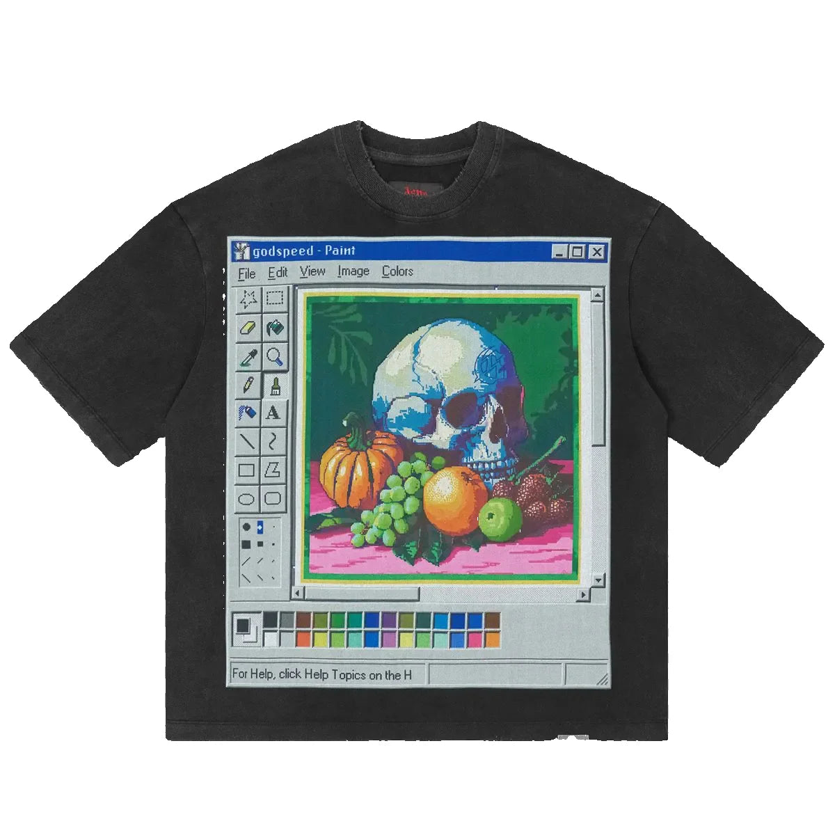 GS Paint T - Shirt - Black
