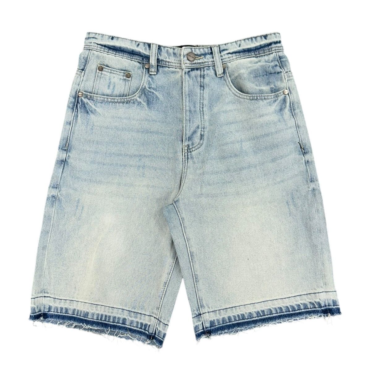 Frost Denim Shorts - Light Wash