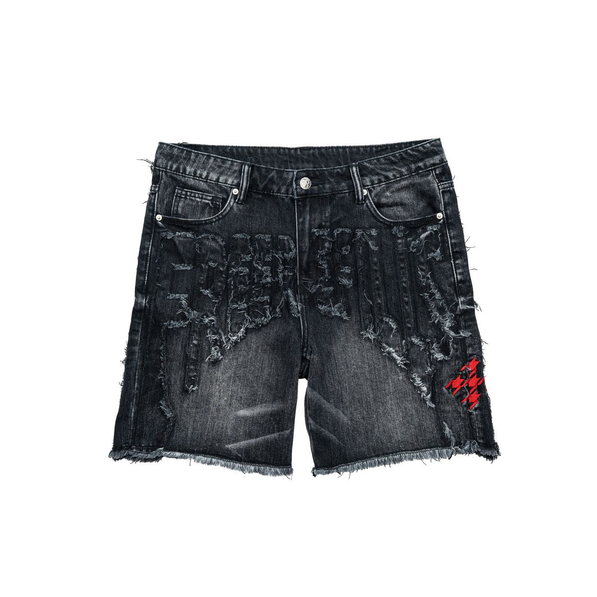 Core Denim Shorts - Black