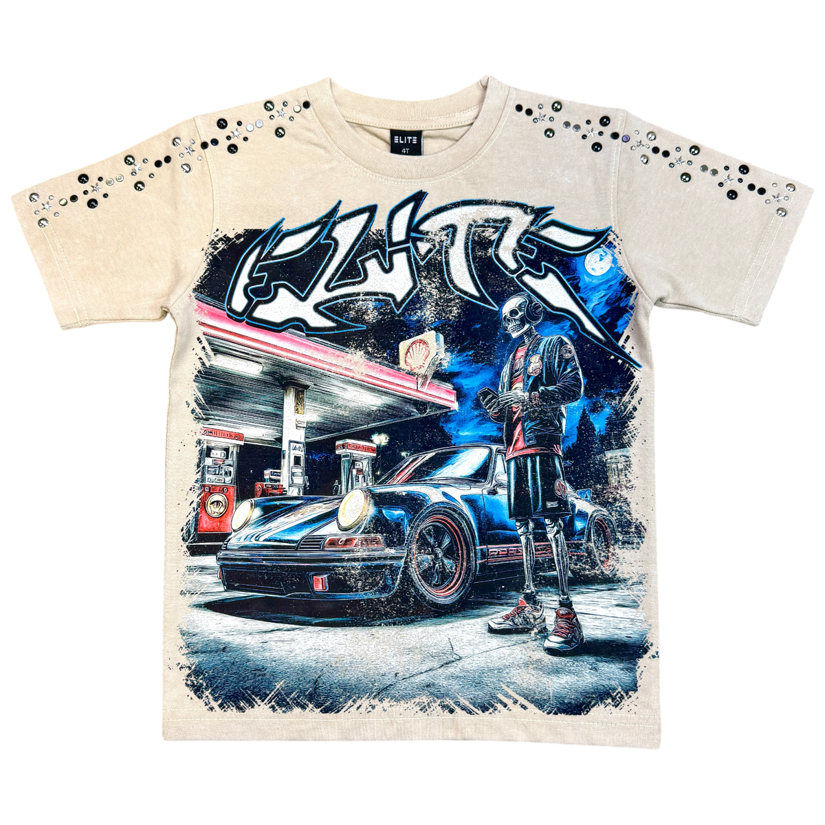 Night Kids T-Shirt - Beige