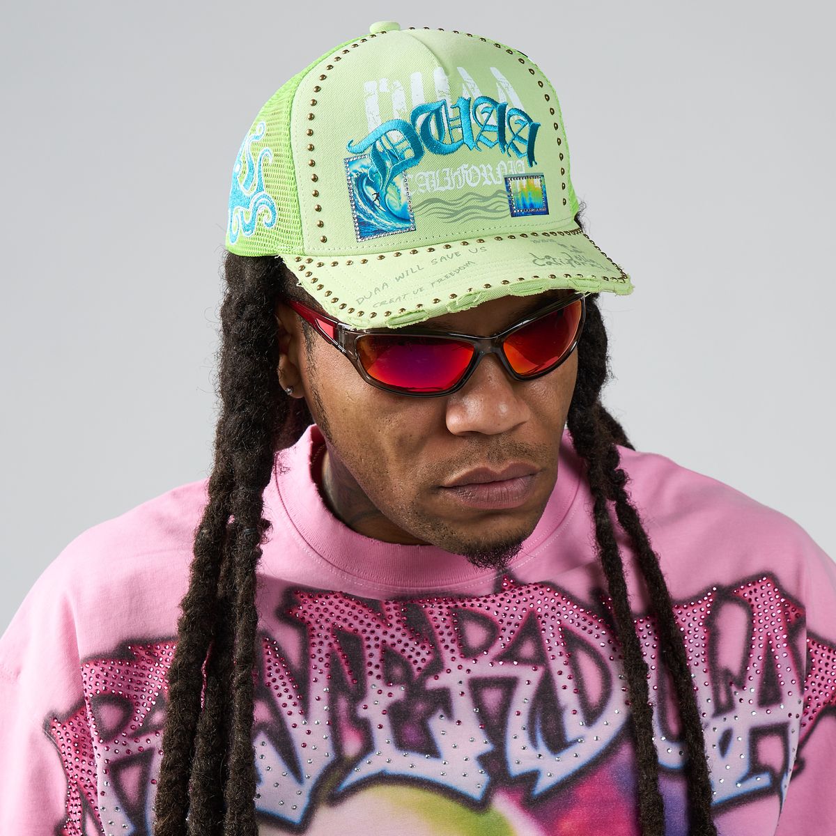Wave Hat - Green