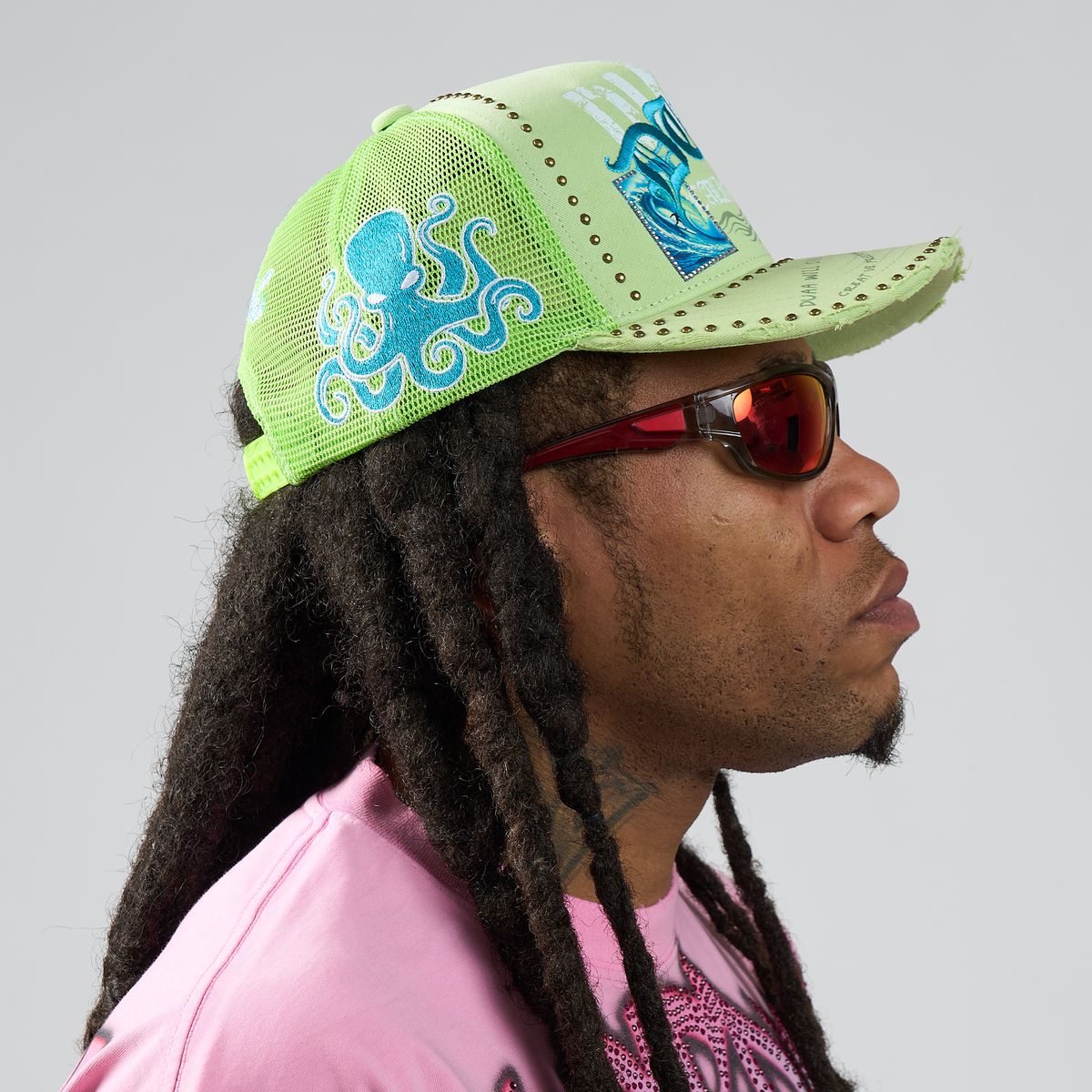 Wave Hat - Green