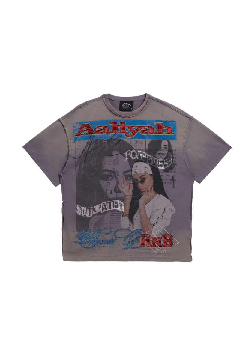 Aaliyah T-Shirt - Grey