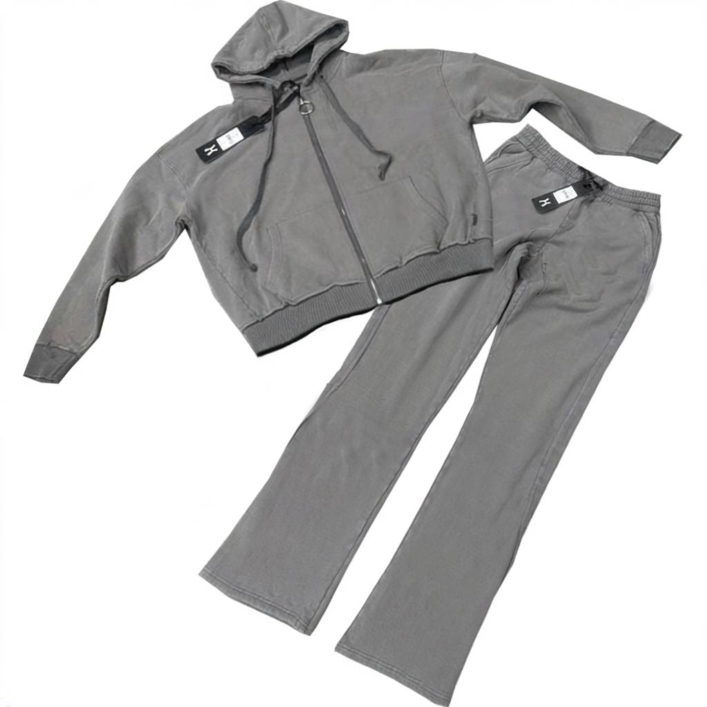 Zip Up Sweatsuit 400GSM - Gray