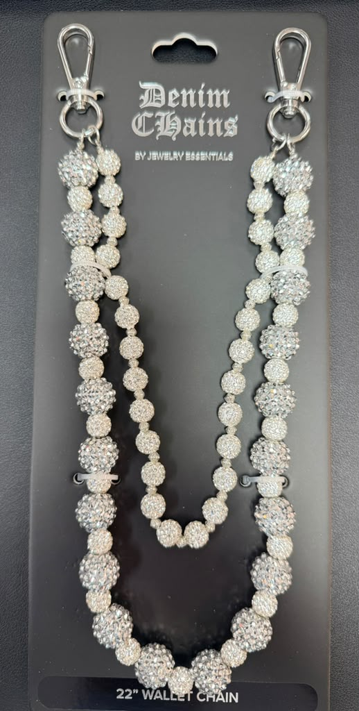 16mm & 10mm Alternating Ball Chain Silver