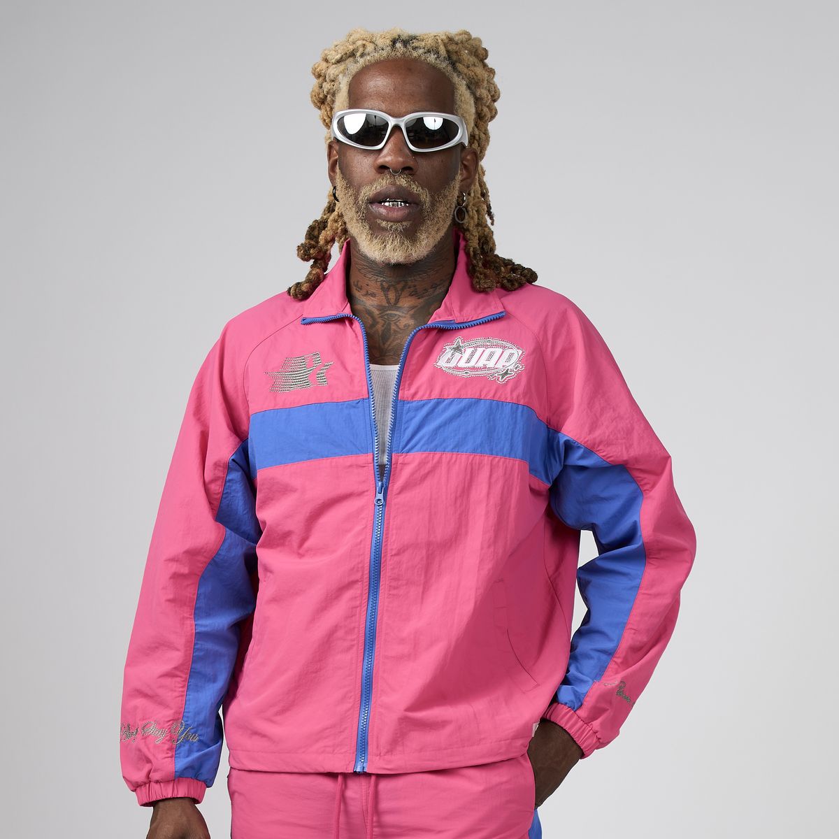 BUU Jacket + MAJ Short Set - Pink