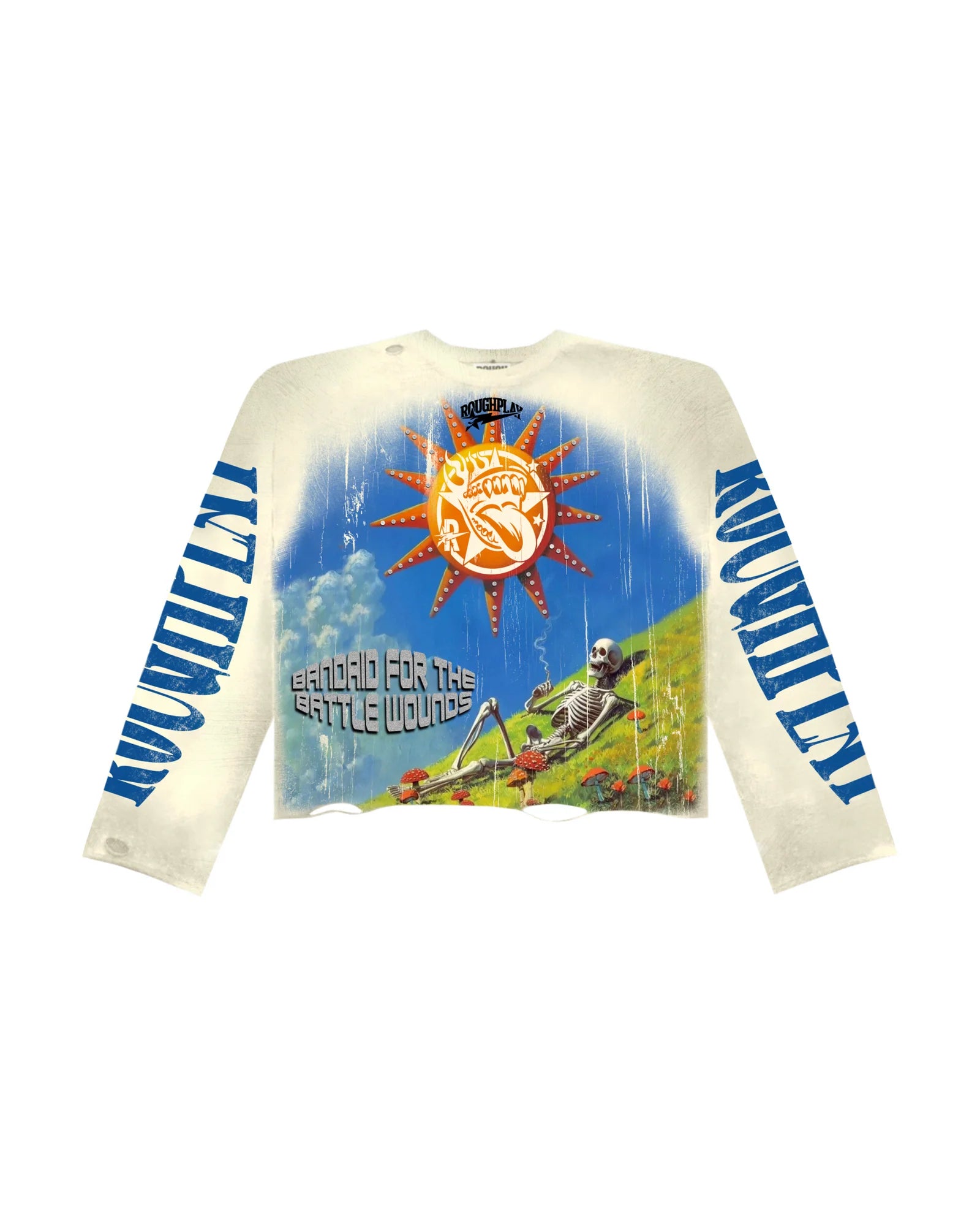 Sun Flower Long Sleeve Shirt - Cream