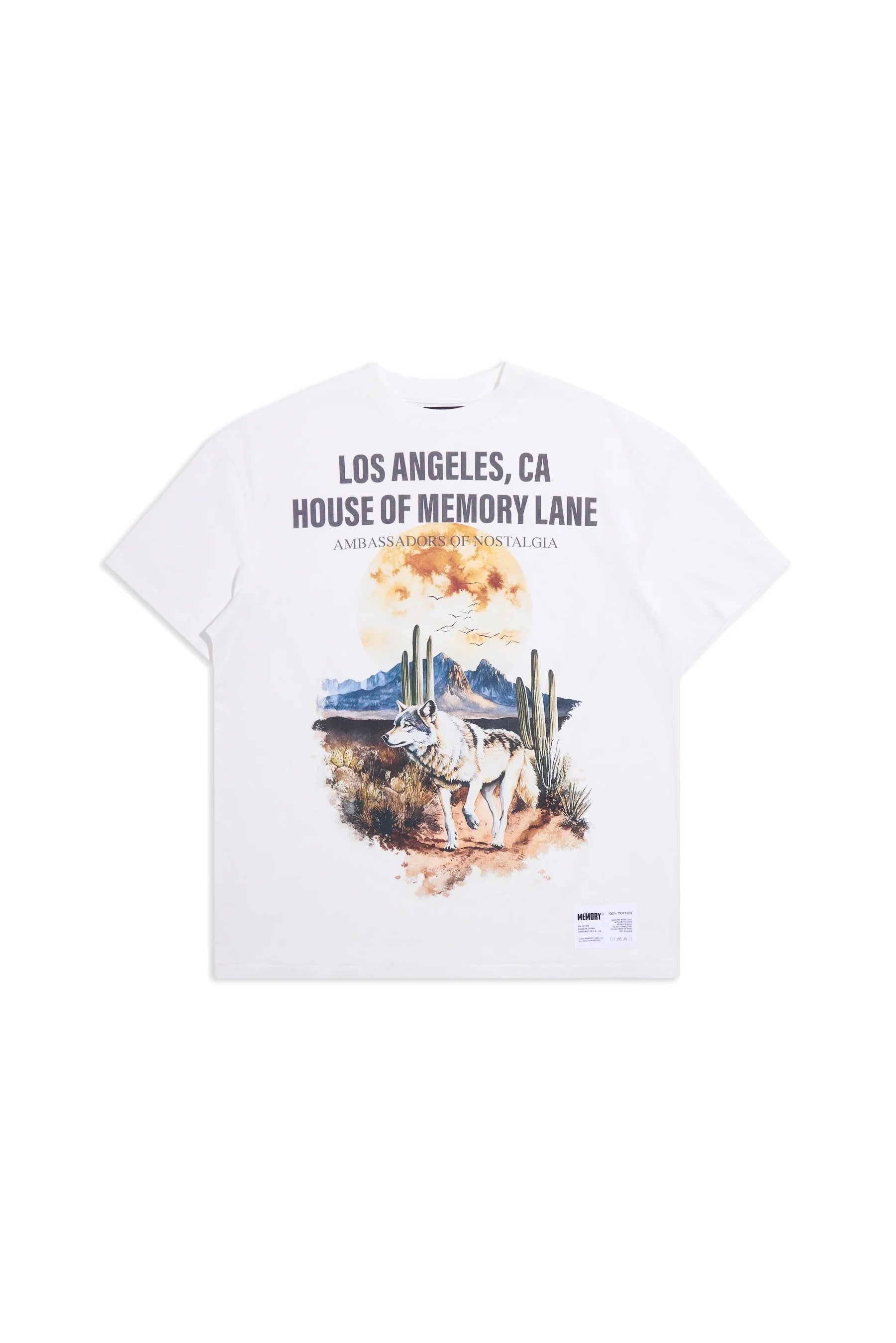 Lone Wolf T - Shirt - Vintage White