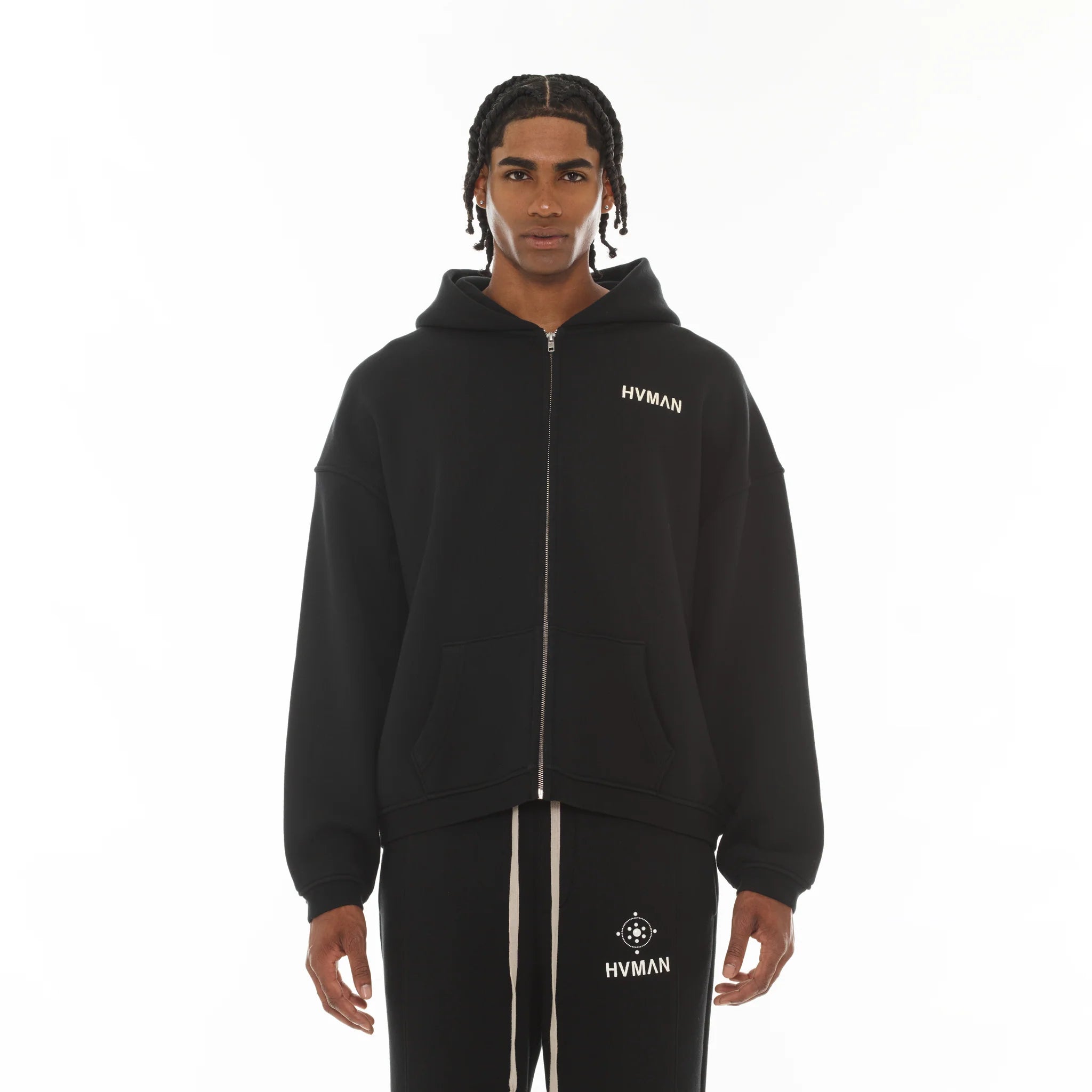 Novelty Oversized Sweatsuit - Black
