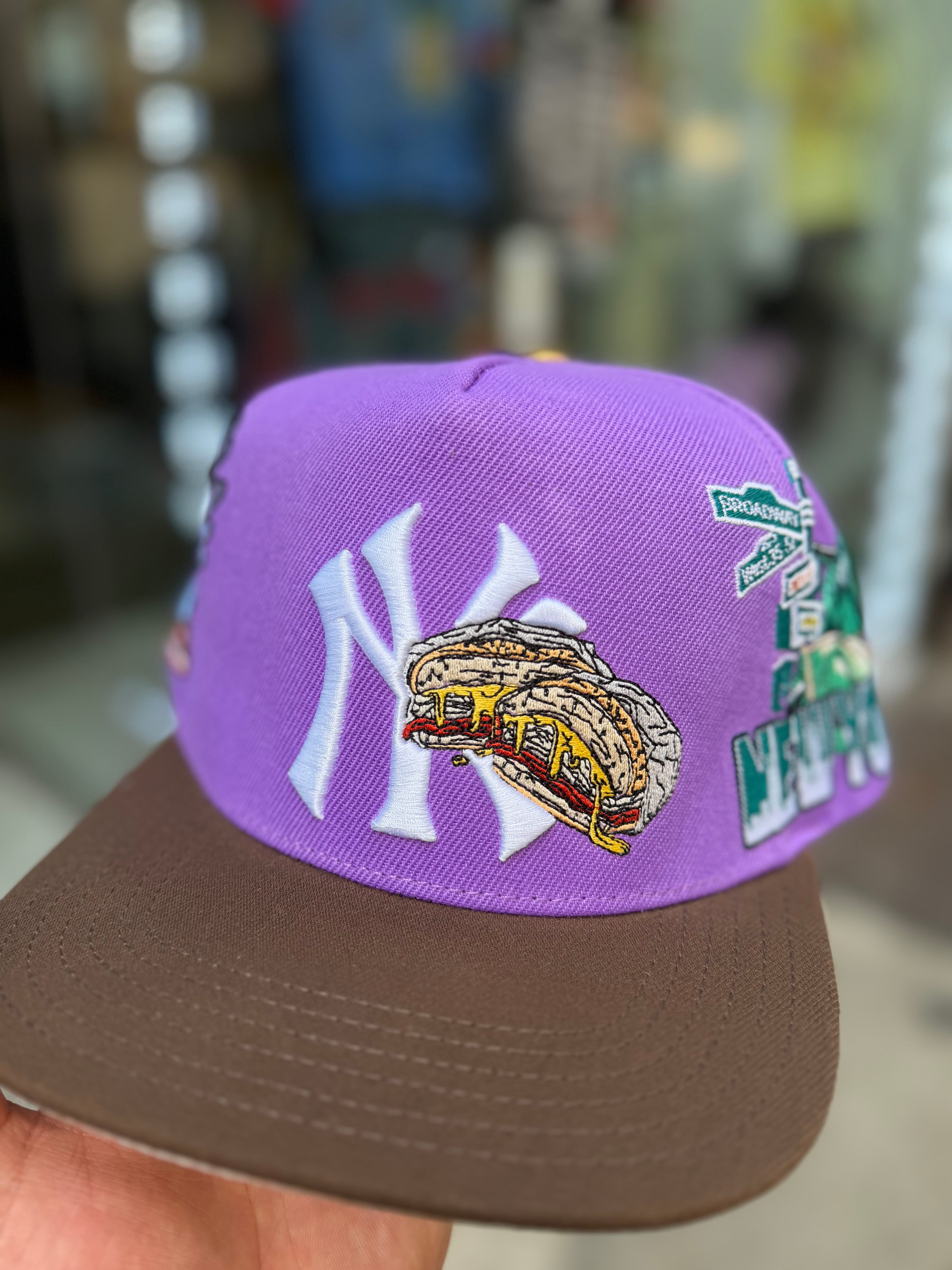 NY Yankees Bacon Egg n Cheese Snapback - Purple
