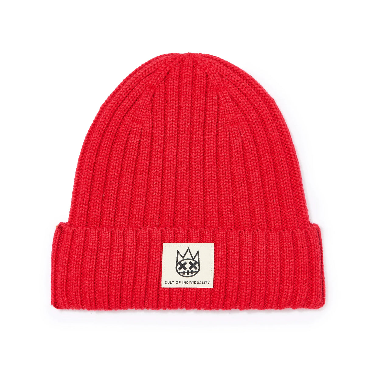 Knit Hat - Rouge Red