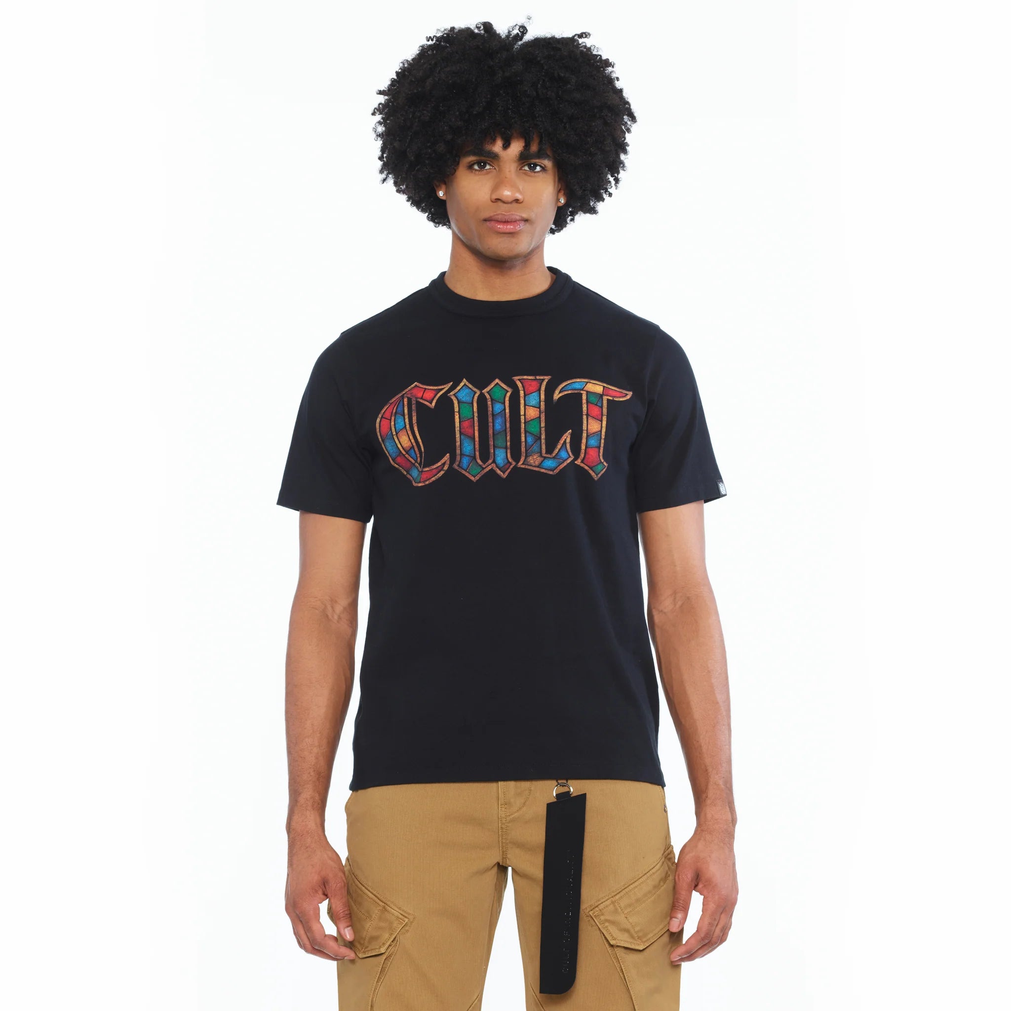 Stained Glass T-Shirt - Black