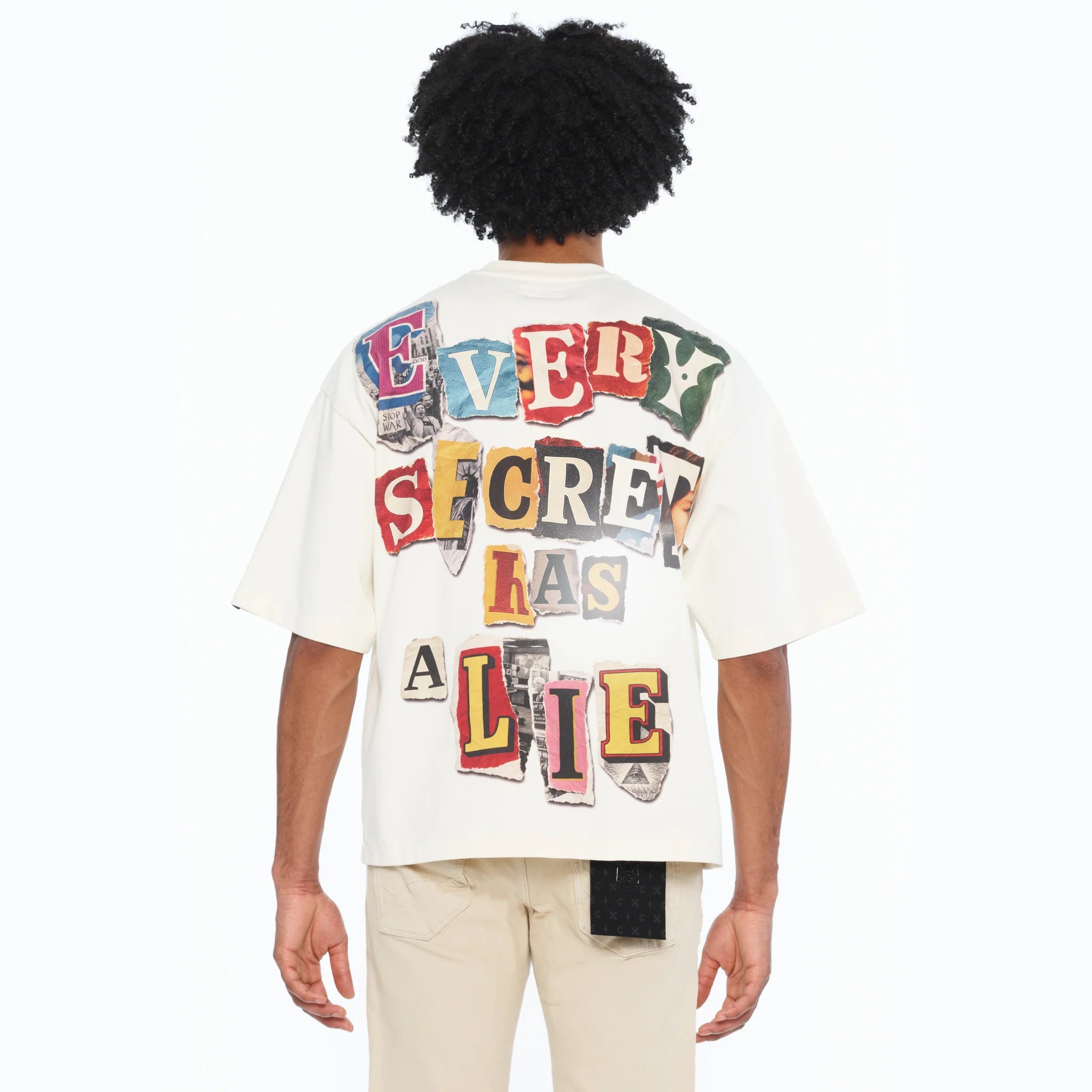 Every Secret Has A Lie Oversized T-Shirt - White