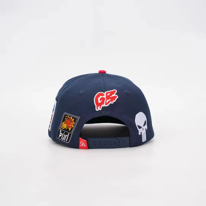 PR Big Pun Snapback - Navy Blue