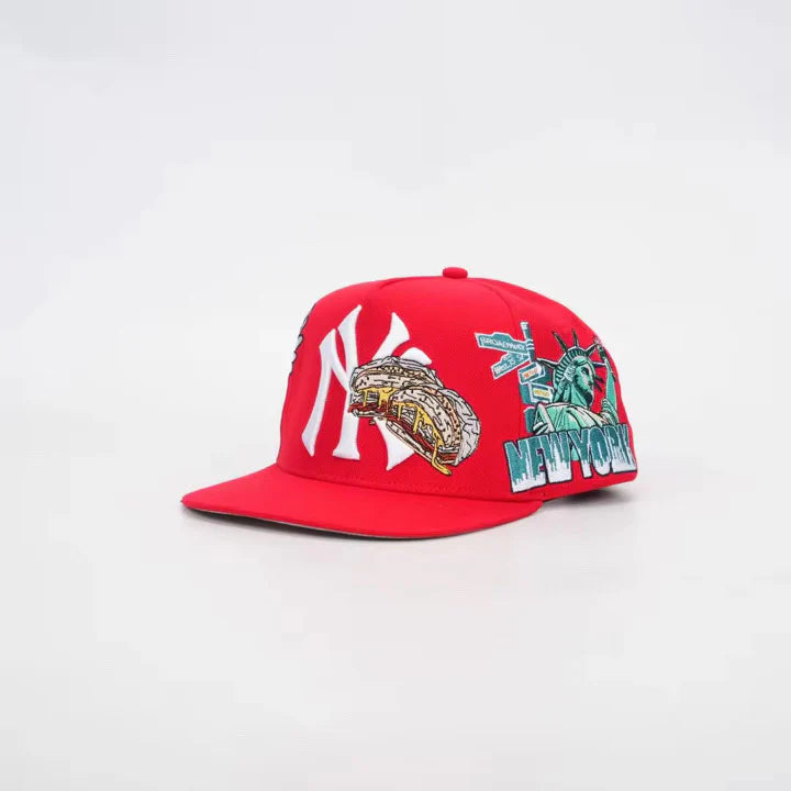 NY Bacon Egg & Cheese Hat - Red