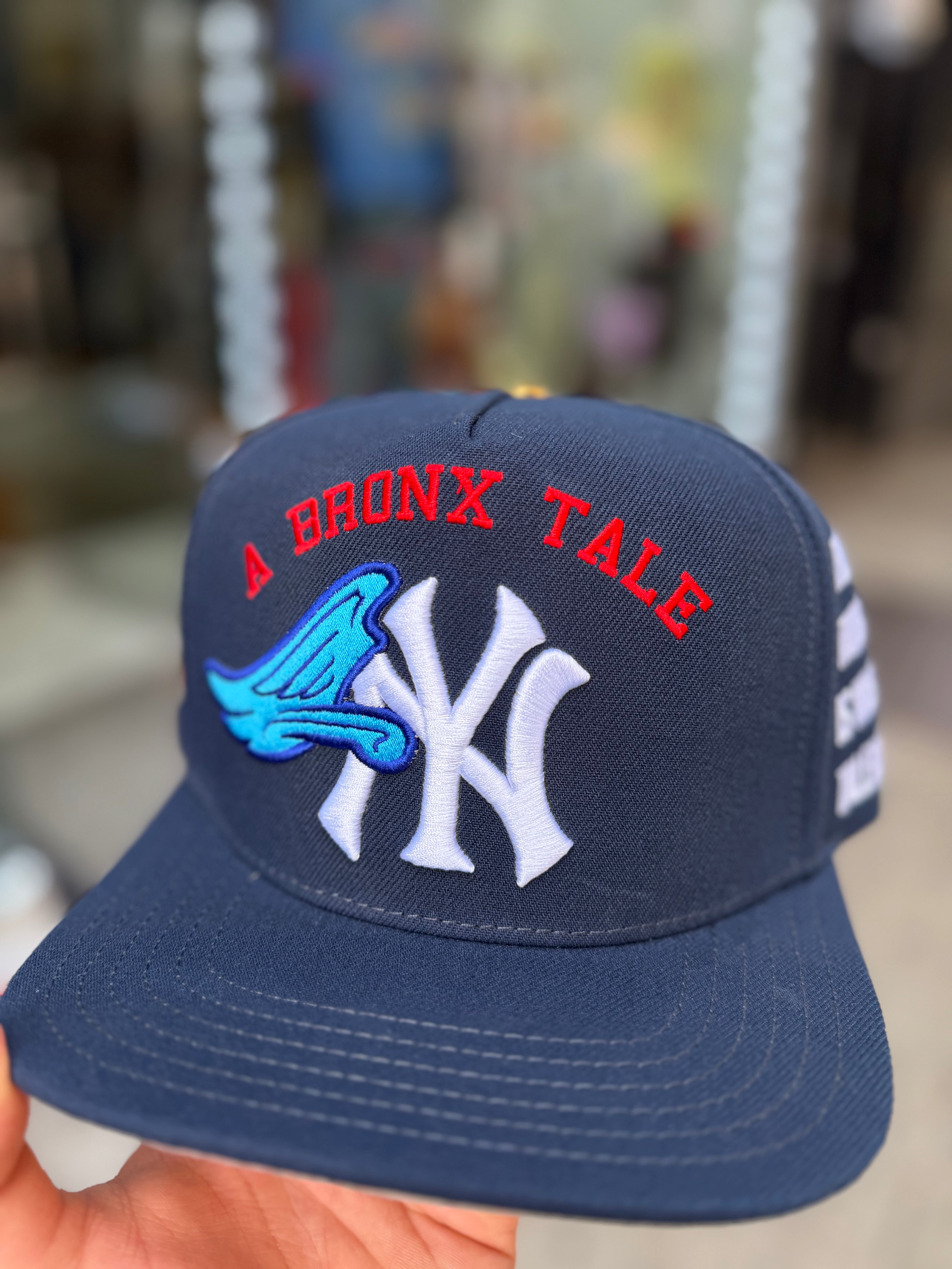 Bronx Tale Snapback - Navy Blue