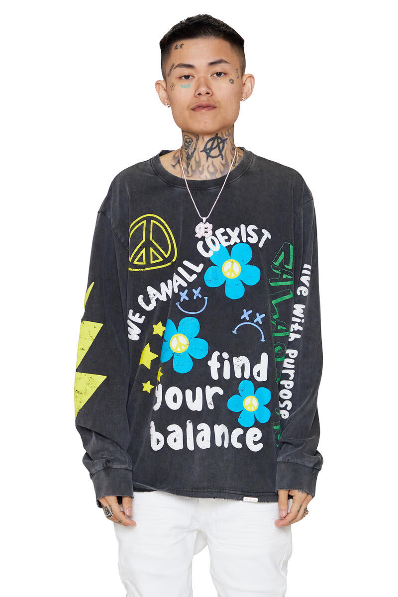 Existence T-Vintage Black