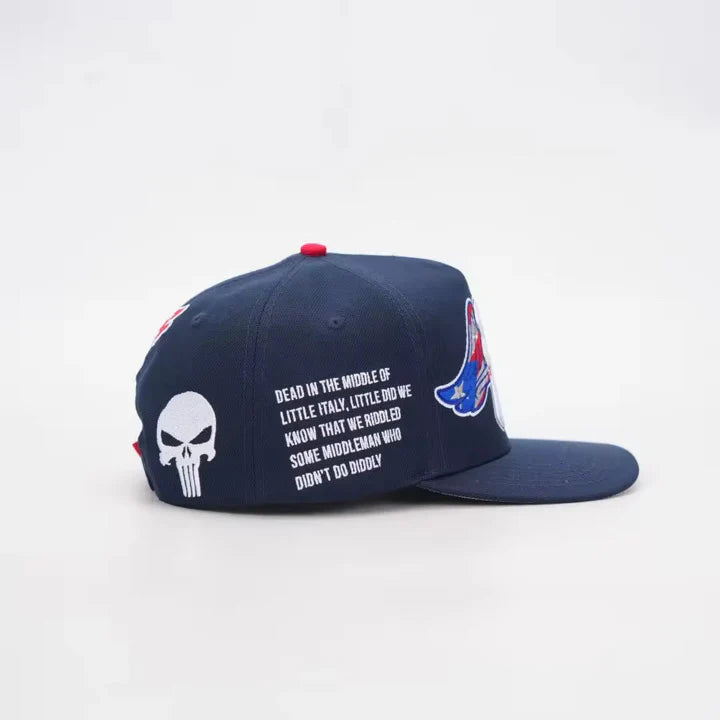 PR Big Pun Snapback - Navy Blue
