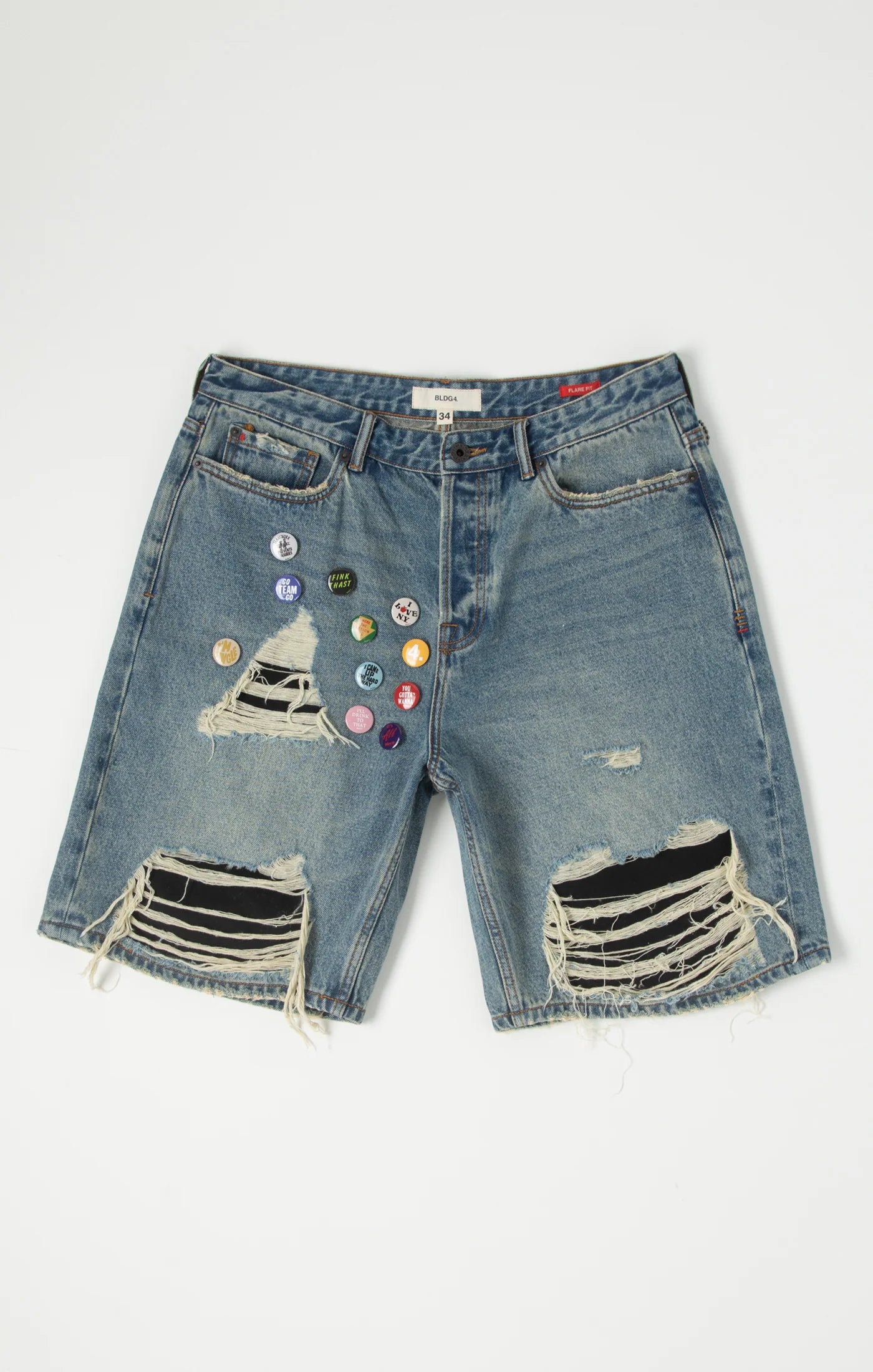 Pin Boy Returns Jean Shorts