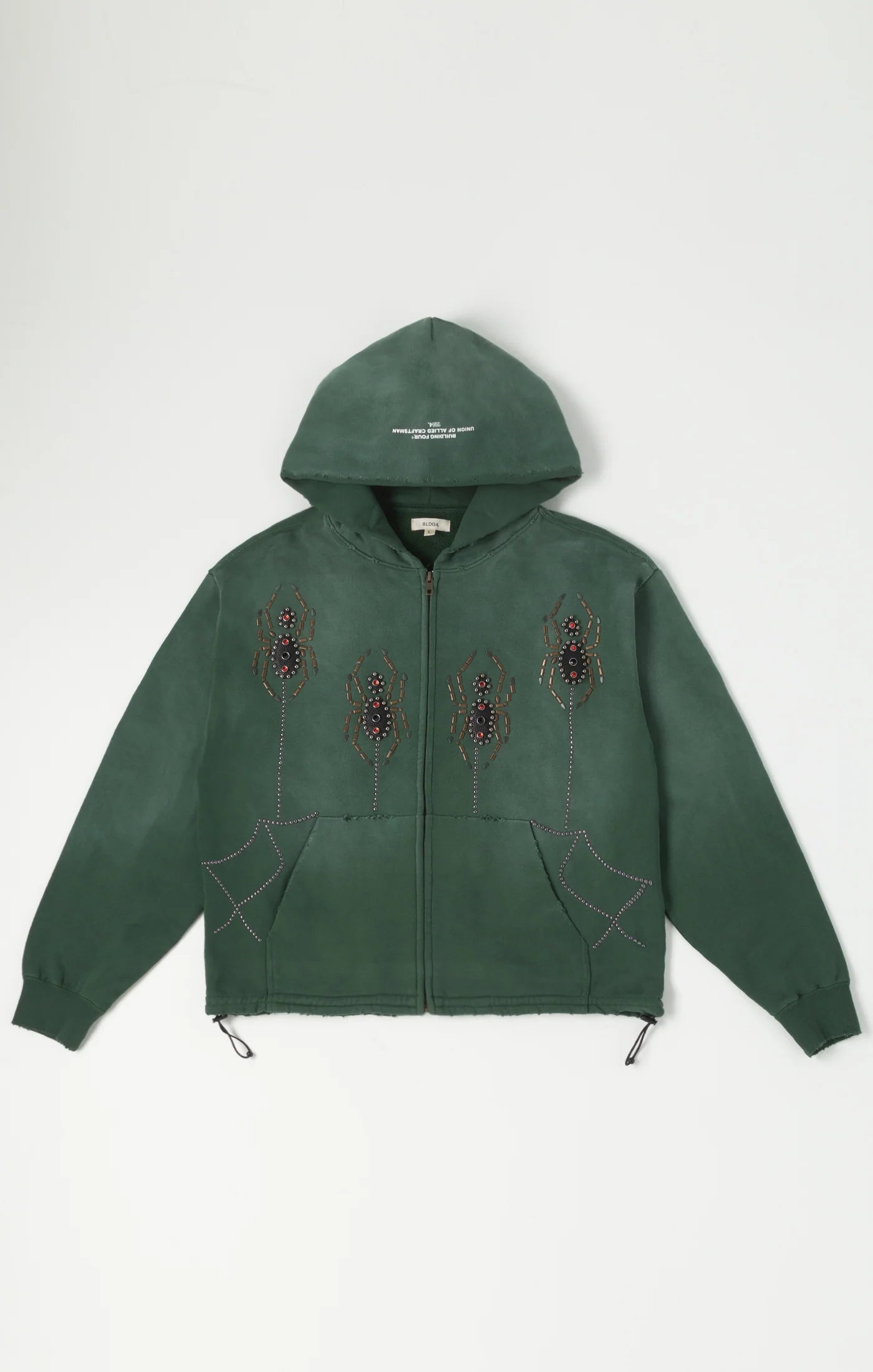Lotus Temple Hoodie - Sycamore Green