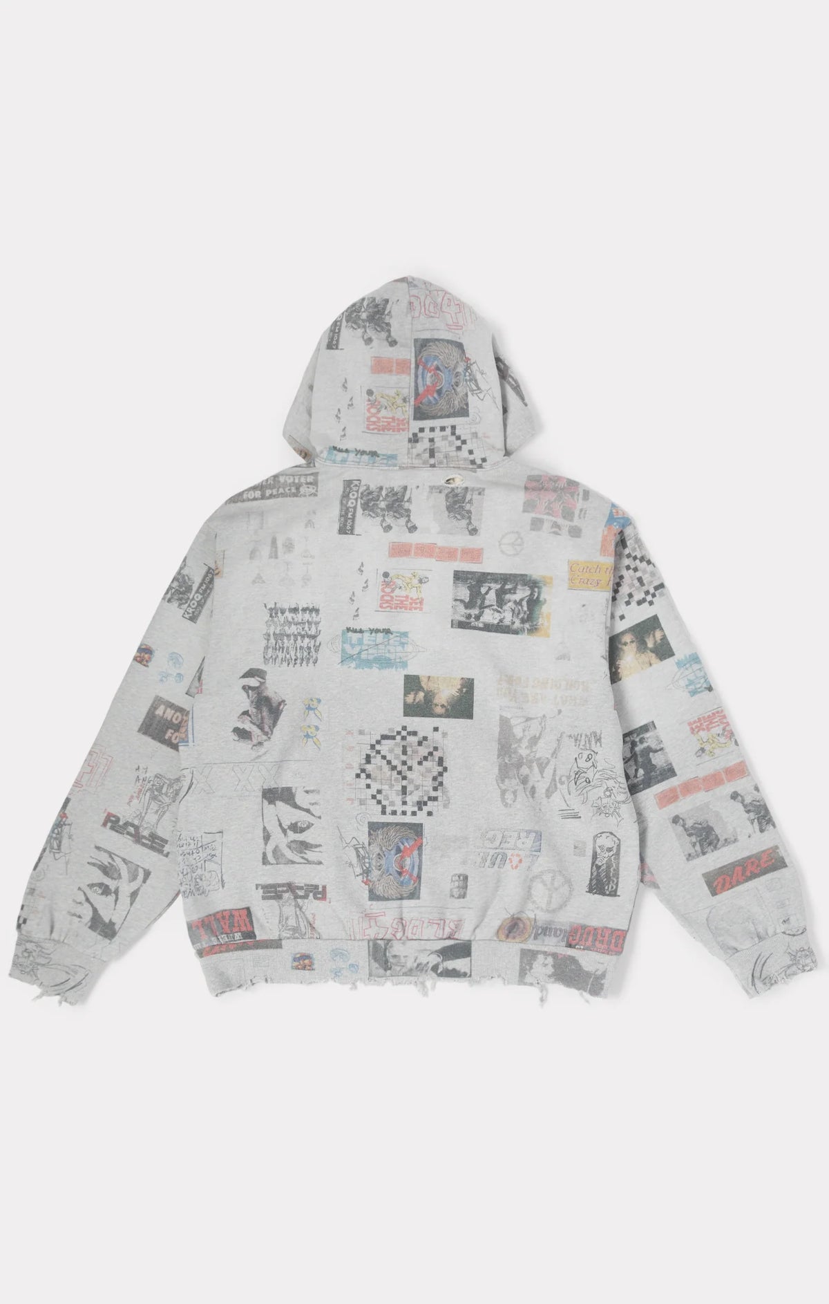 Construction Hoodie - Heather Grey
