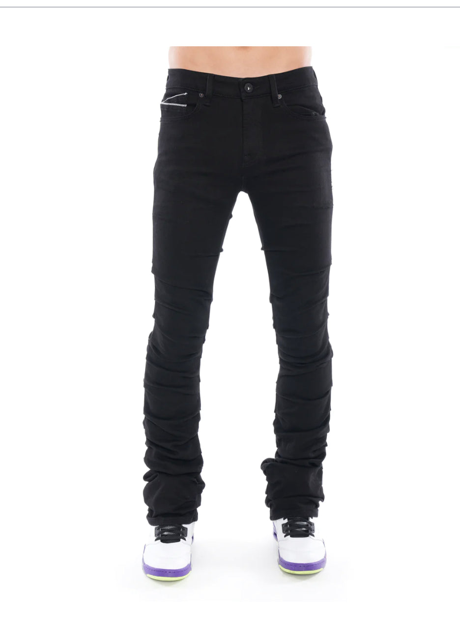 Punk Super Skinny-Waxed Black