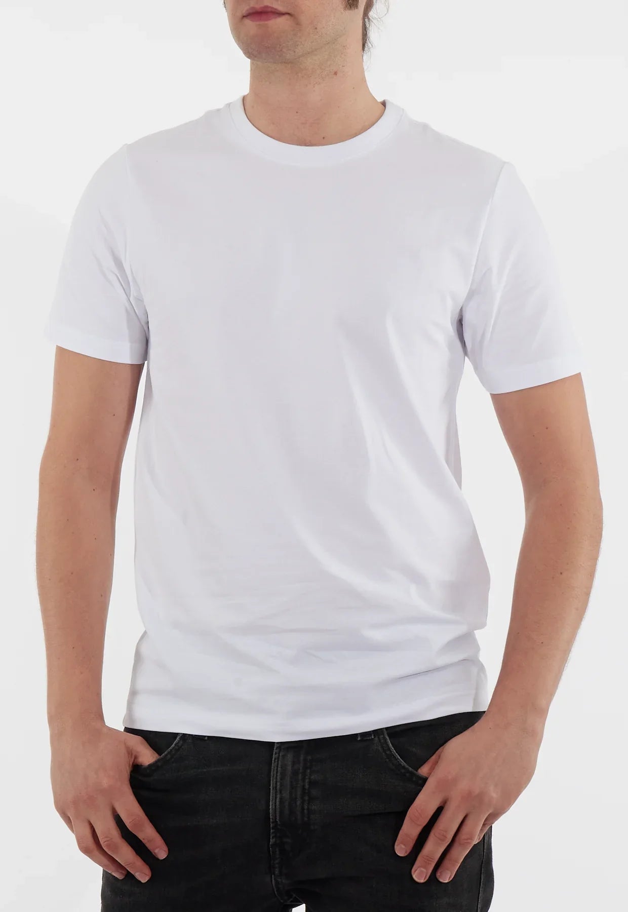 Rich Cotton T Shirt-White