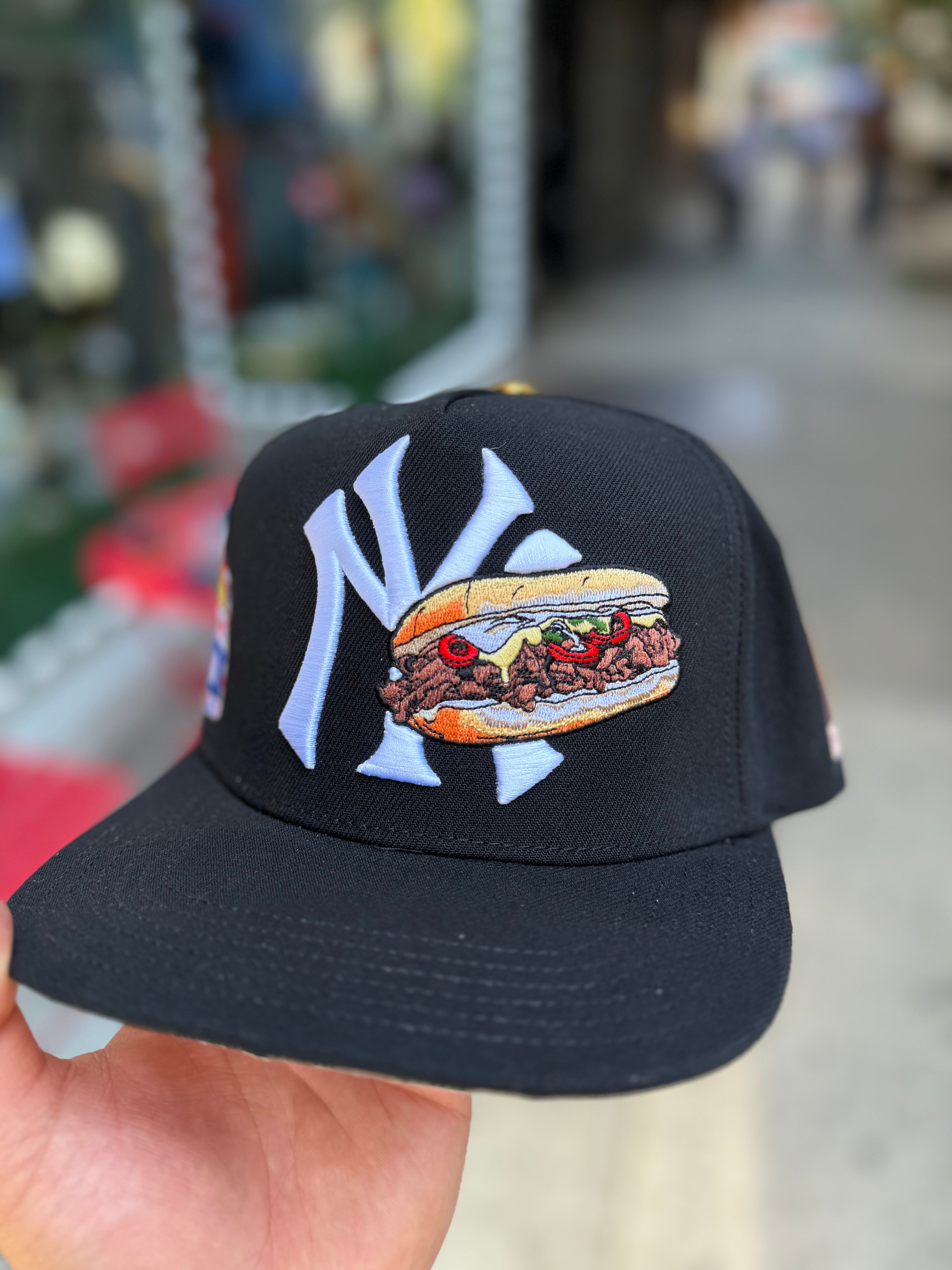 NY Yankees Chopped Cheese Snapback - Black