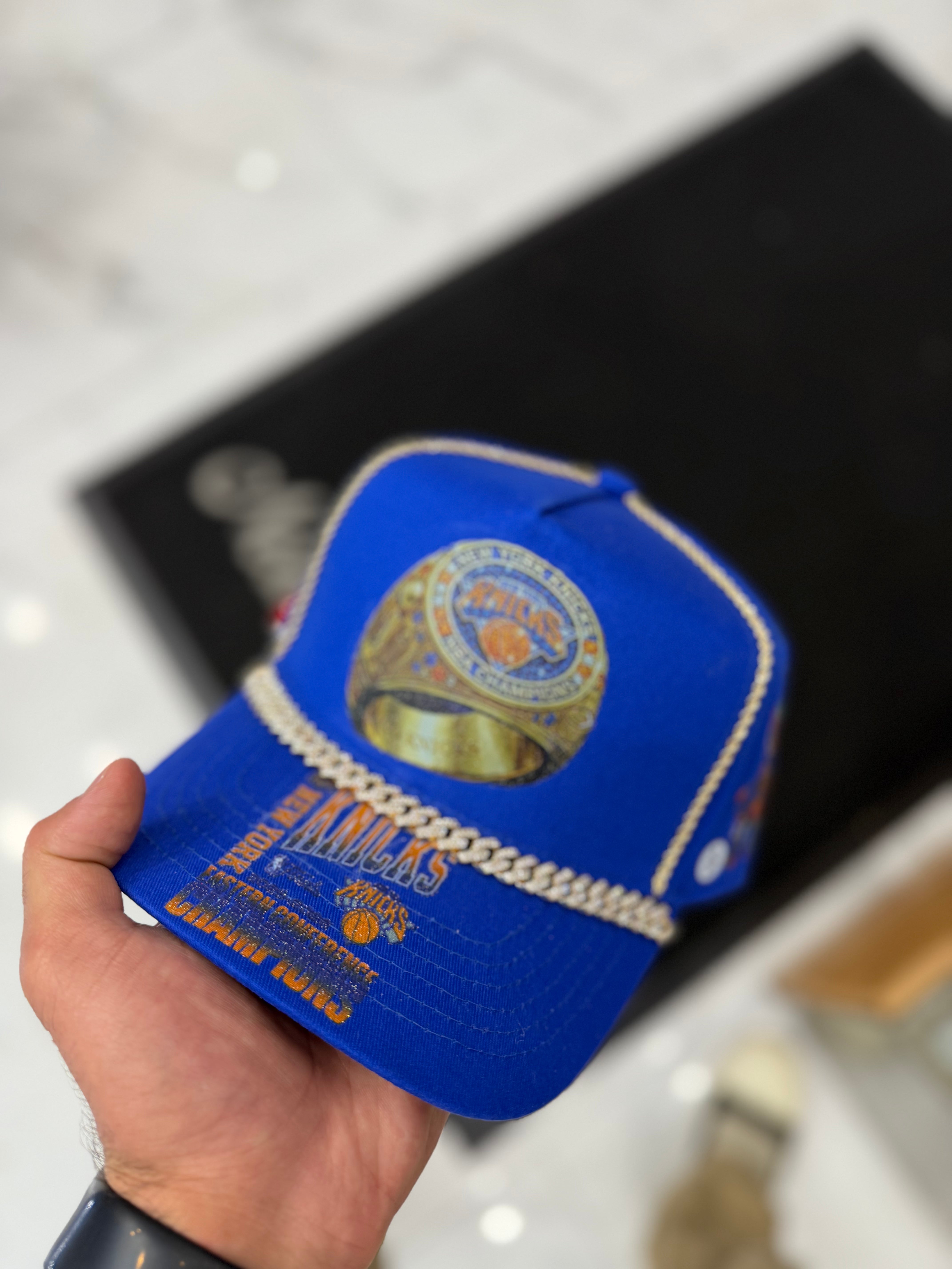 Eazy Era x Knicks Champion Ring - Hat - Blue / Blue Brim