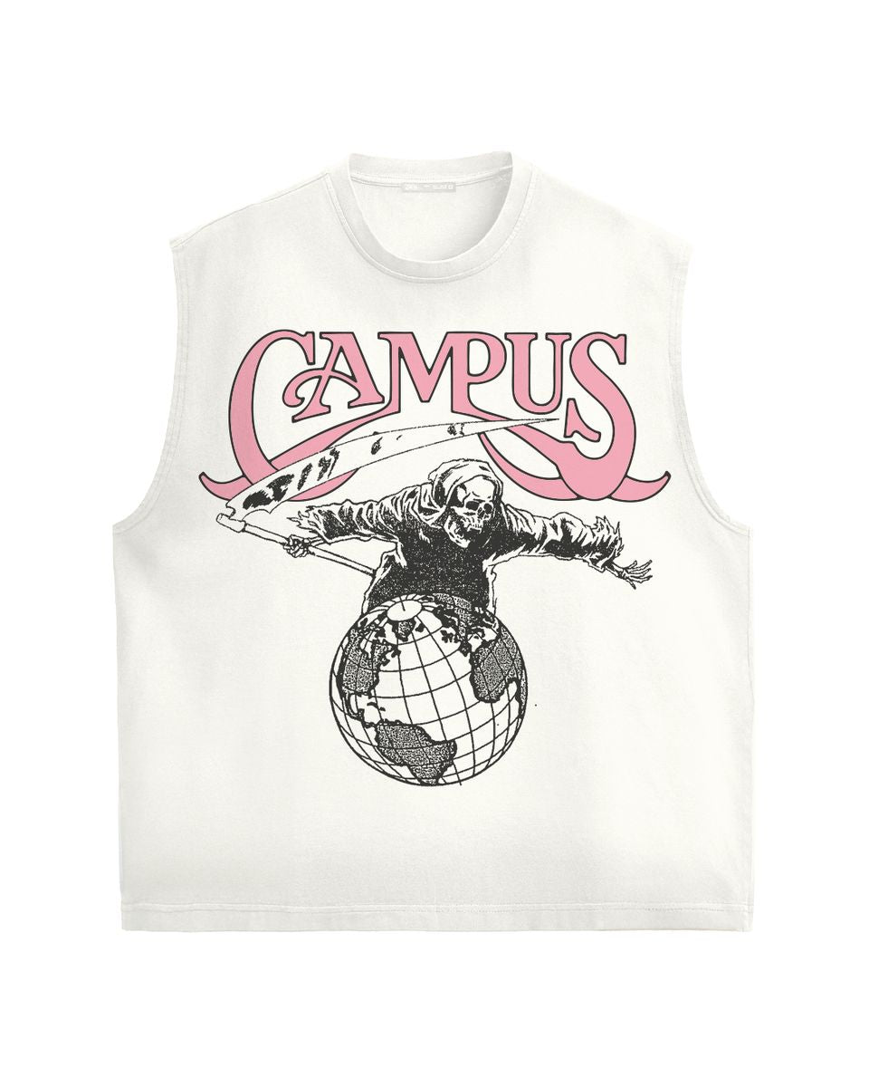 Reaper Cutoff T - Shirt - White