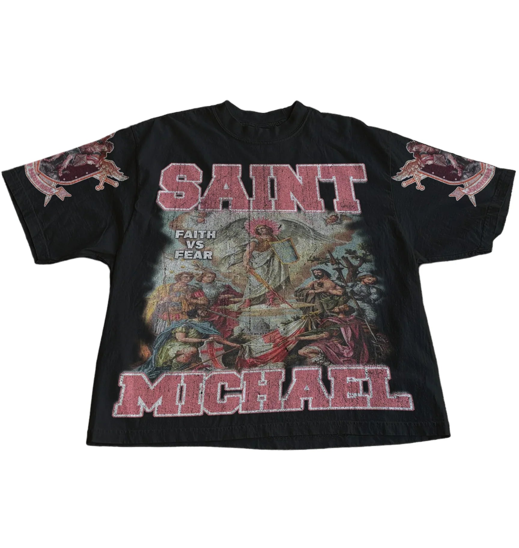 Saint Michael T-Shirt - Black
