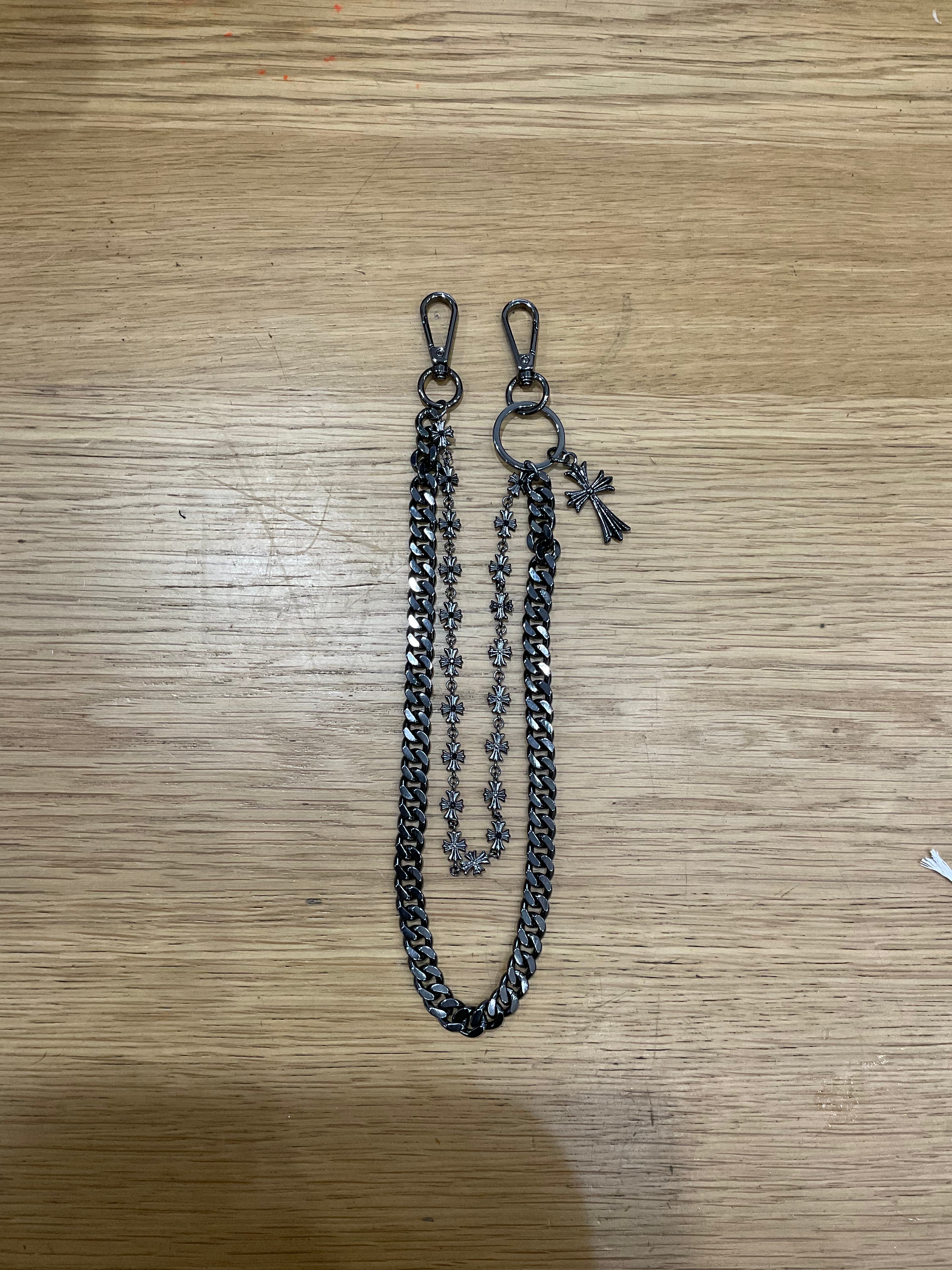 Double Pant Chain 24" (BKC-215-BK)