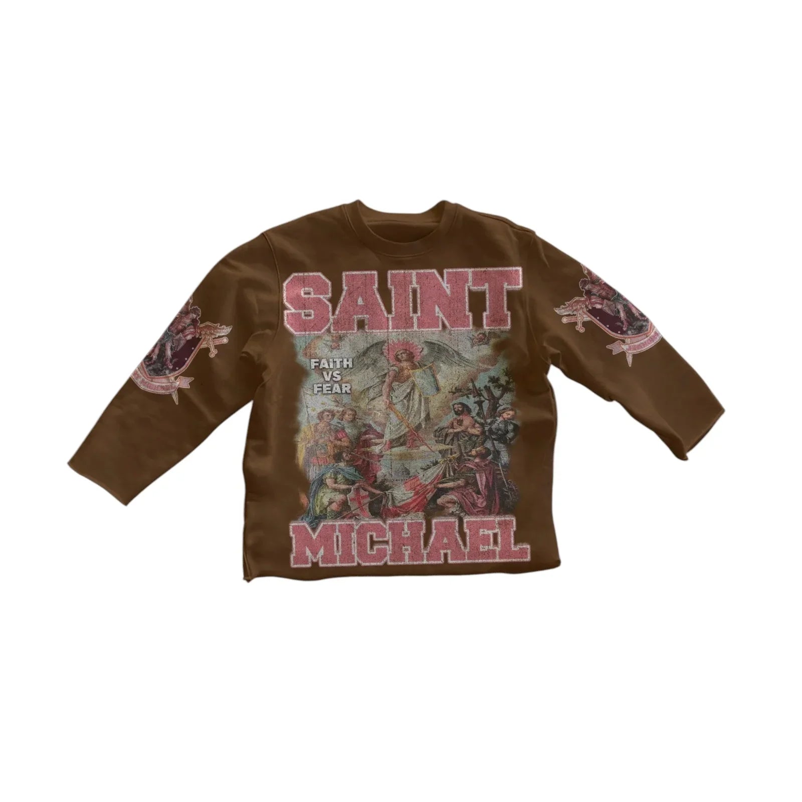 Saint Michael Crewneck - Brown