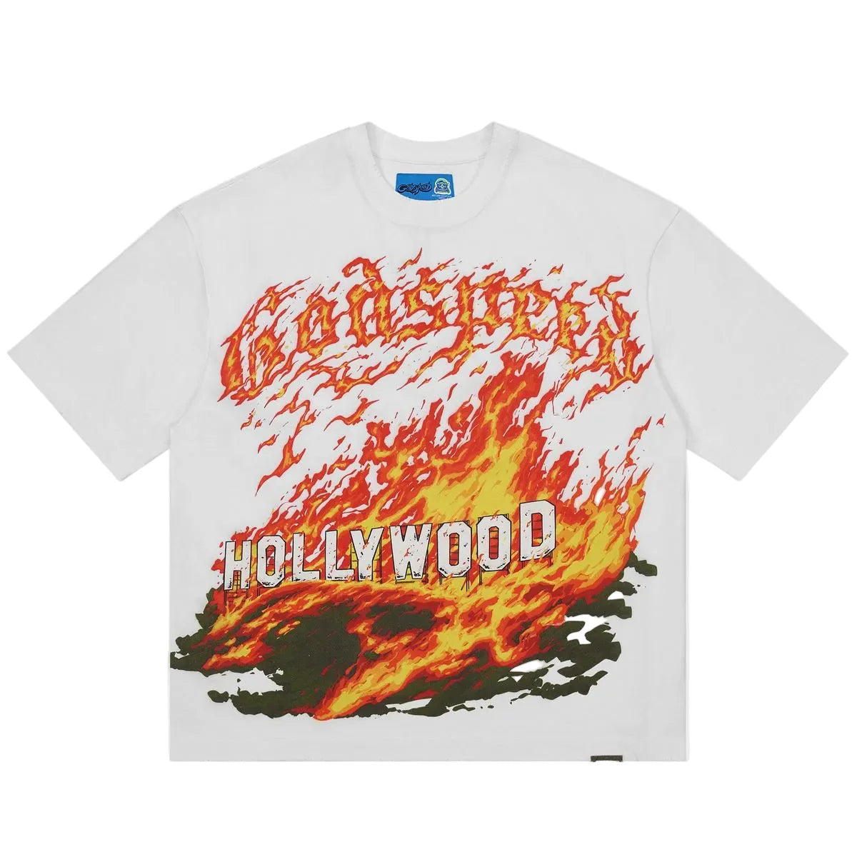 Hollywood Inferno T - Shit - White