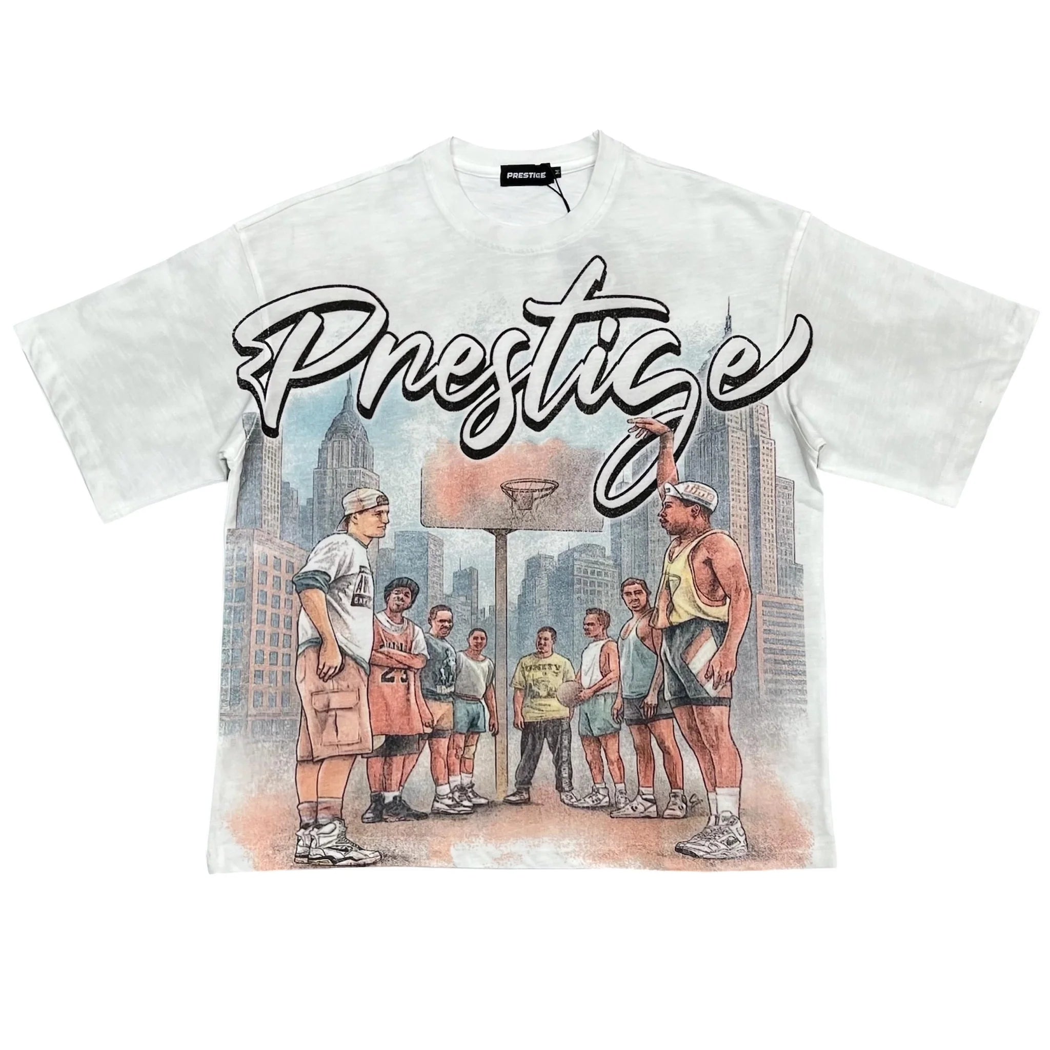 White Man Cant Jump T - Shirt - White