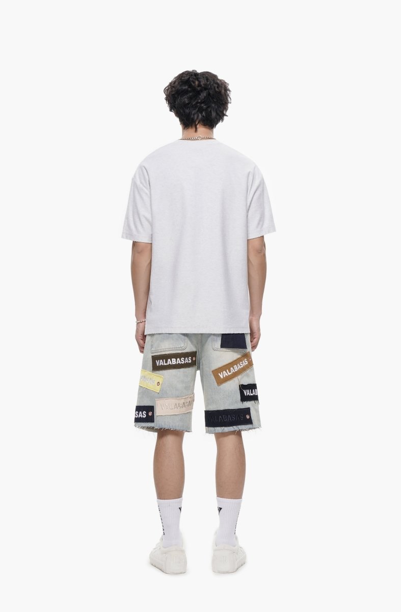 Banner Jean Shorts - Light Vintage