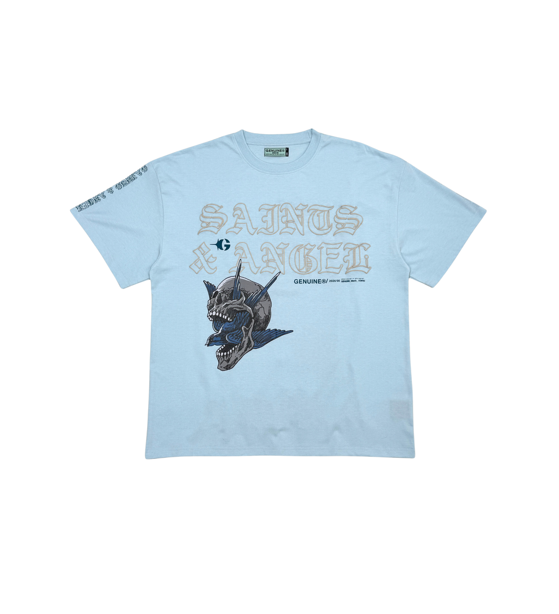 Saints & Angels T - Shirt - Light Blue