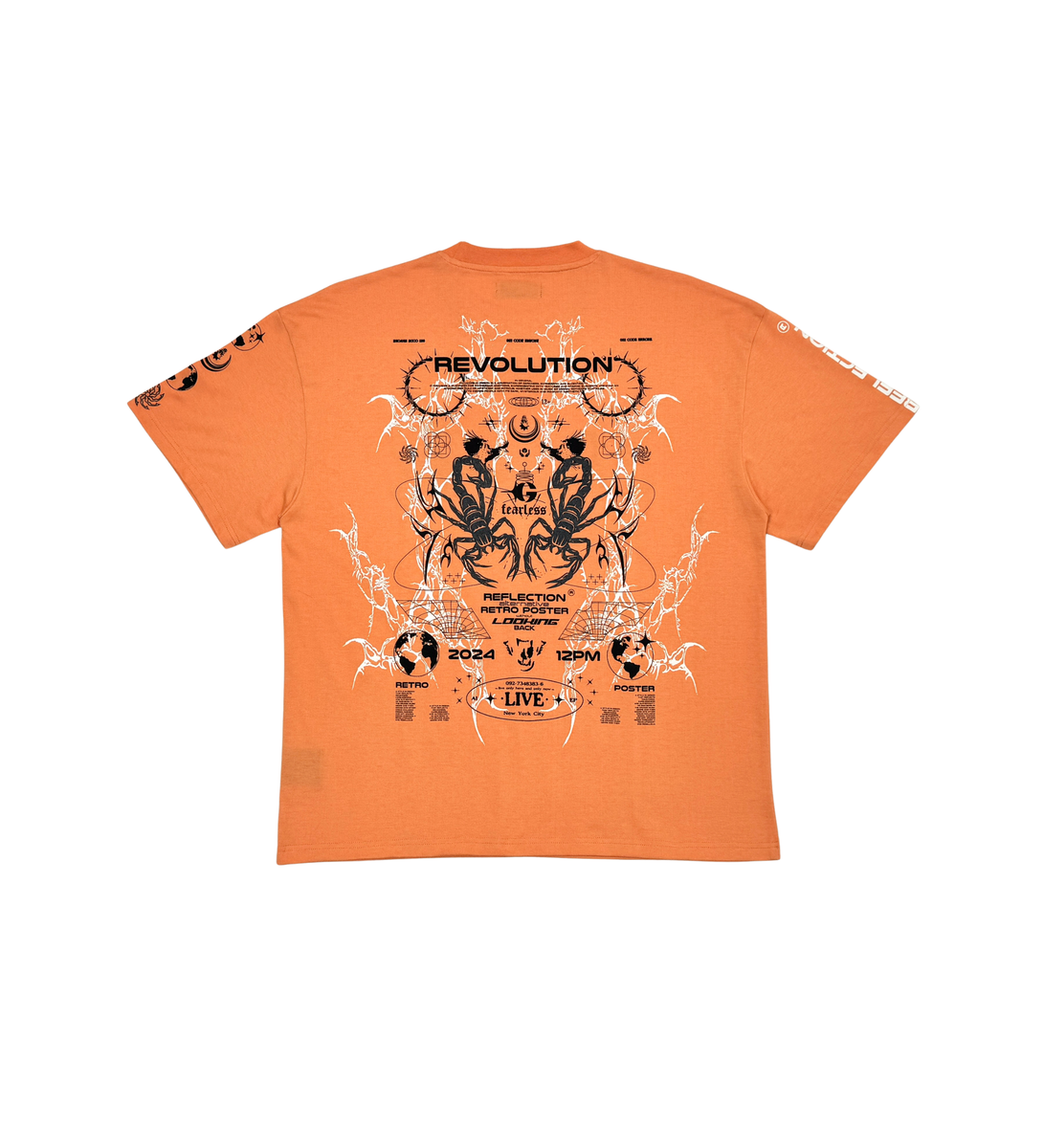 Reflection T - Shirt - Salmon