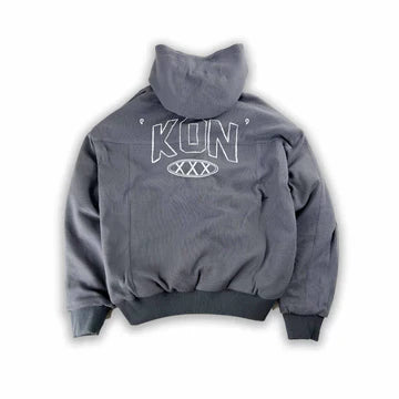 Reversible Thermal Rain Jacket - Gray