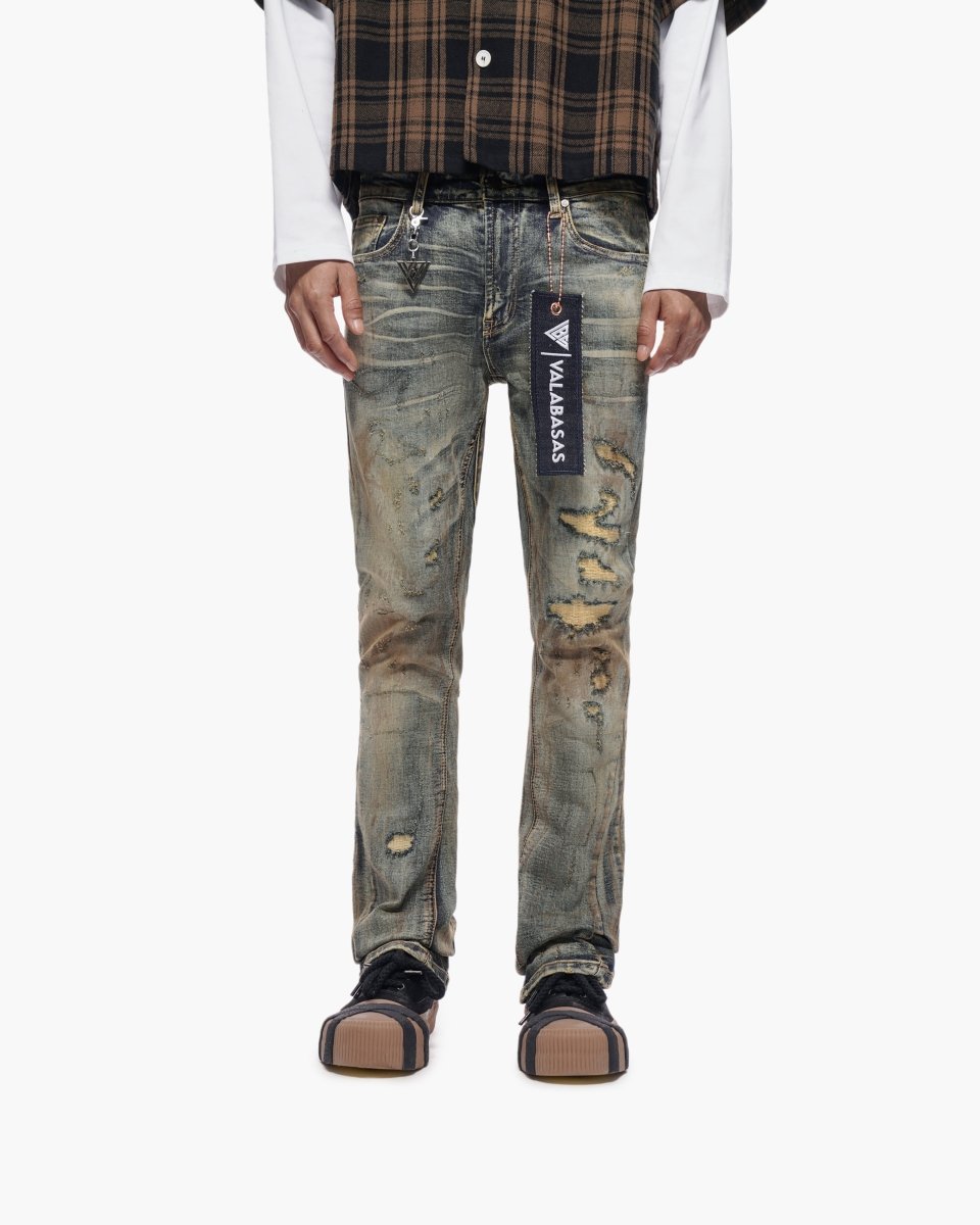 Static Stacked Jeans - Vintage Wash