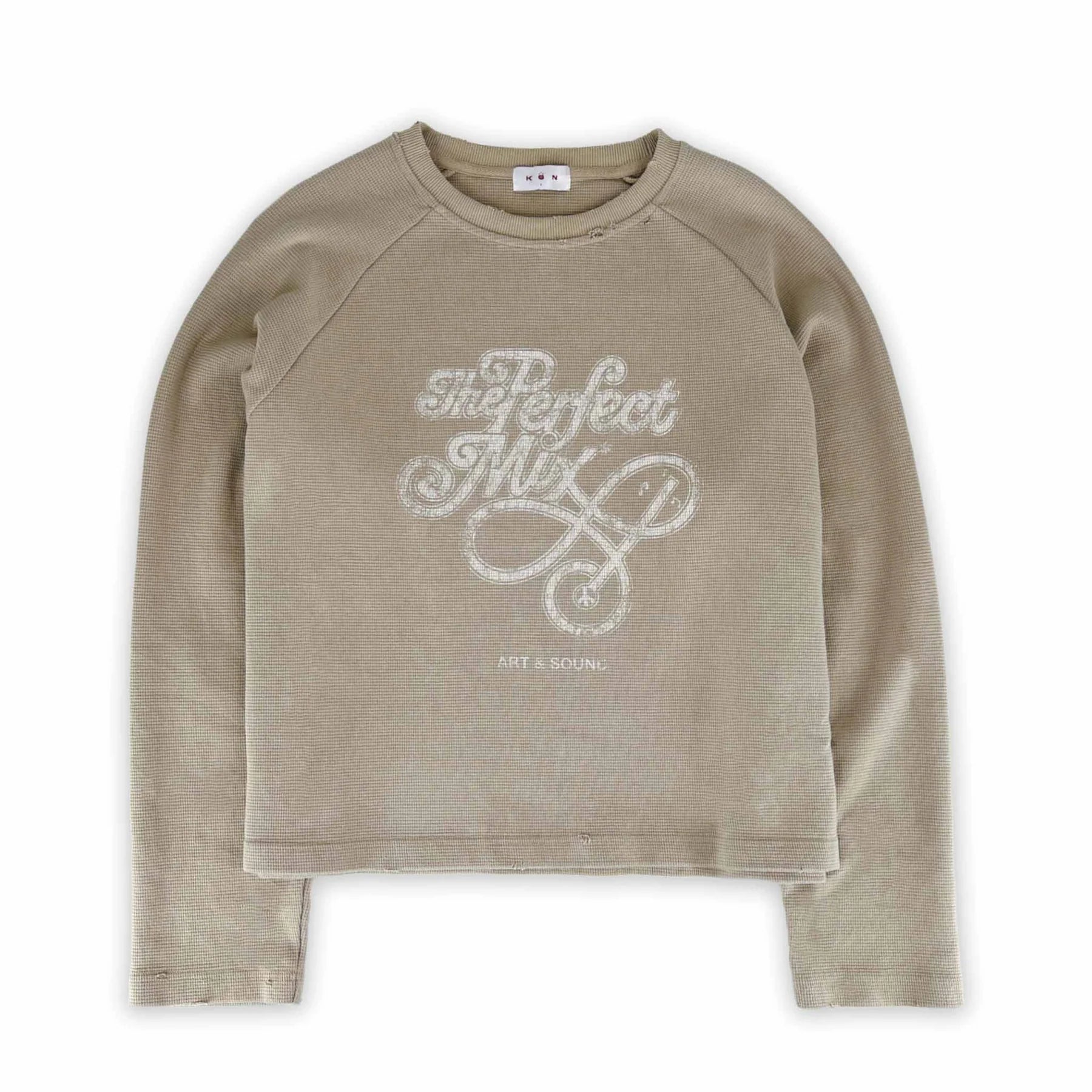Perfect Mix Waffle Knit - Sand